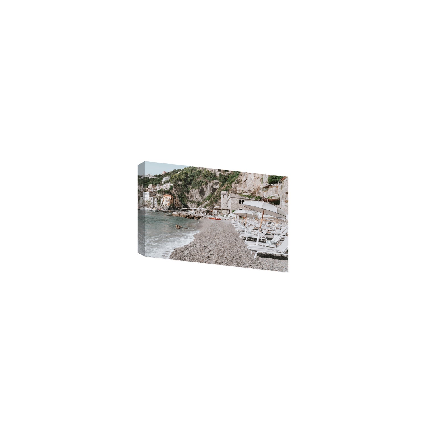 Borgo Santandrea fine art print, Amalfi, Italy, Small, Stretched Canvas