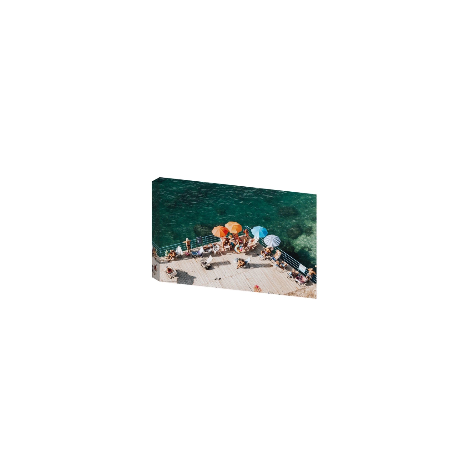 Il Dolce Far Niente Sorrento coastal wall art Small stretched canvas print