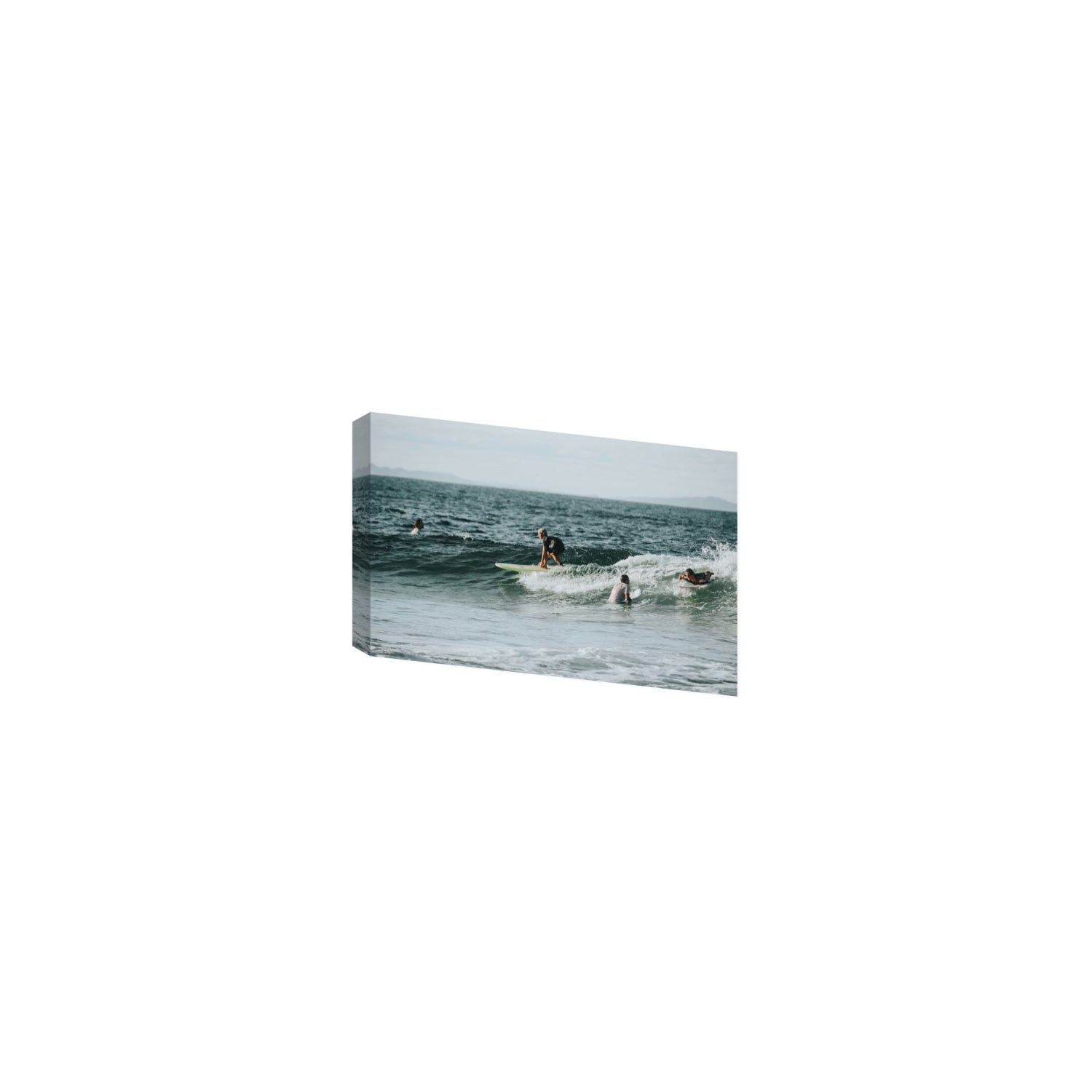 The Boys of Summer Byron Bay Surf coastal wall art Small stretched canvas print