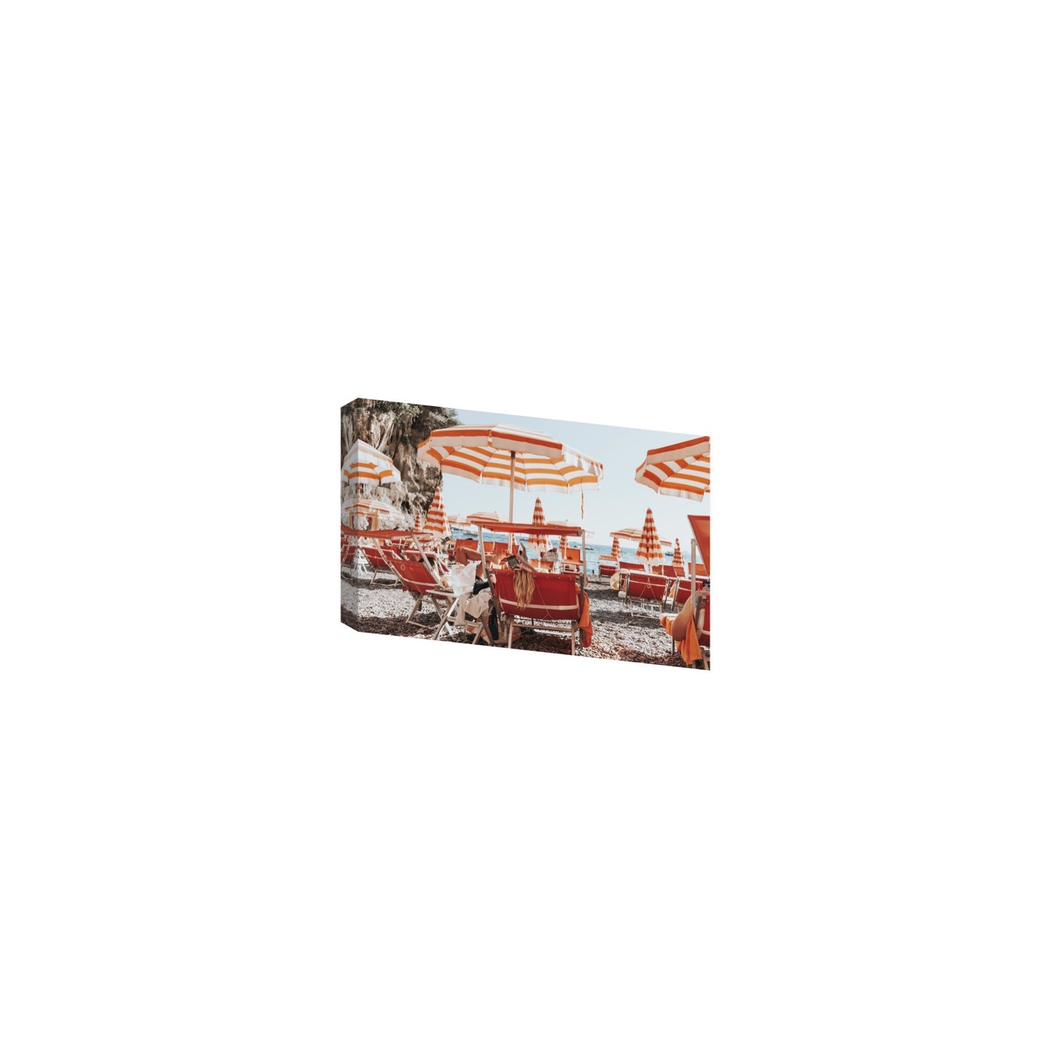 Digital Dreamer fine art print, Positano, Italy, Small, Stretched Canvas