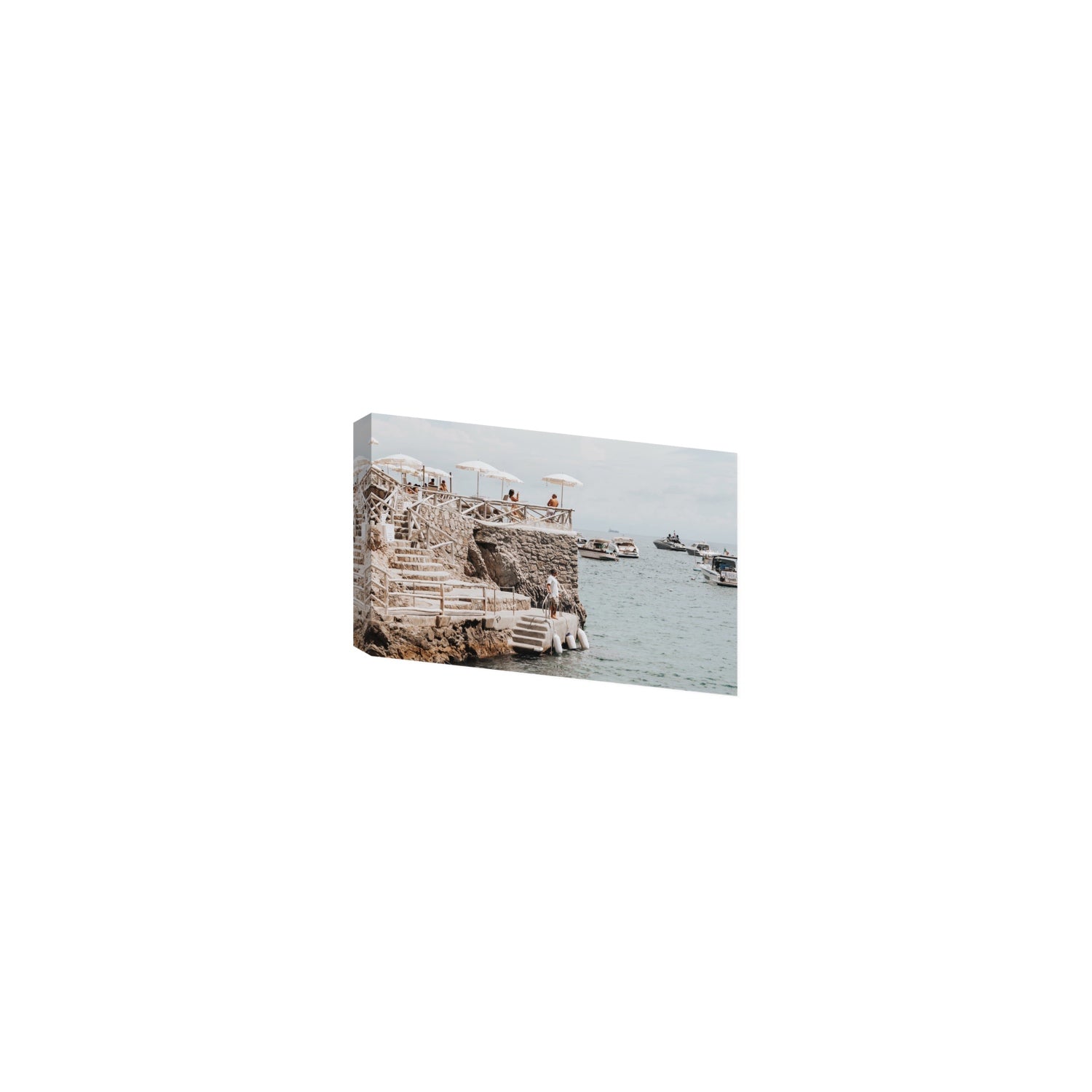 Conca Del Sogno fine art print, Nerano, Italy, Small, Stretched Canvas