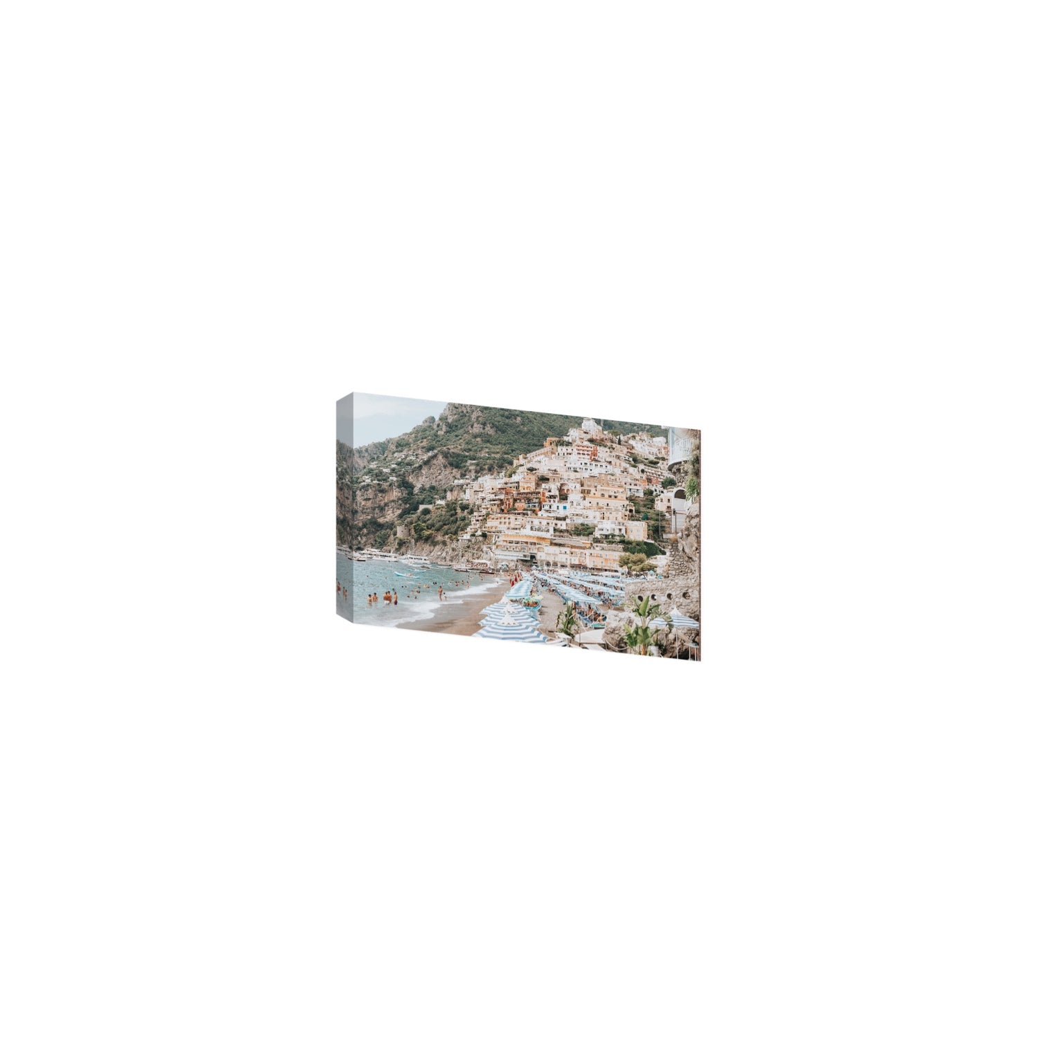 Villagio Sul Mare fine art print, Positano, Italy, Small, Stretched Canvas
