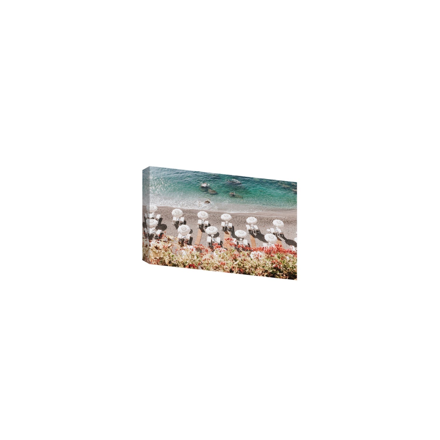 Coastal Charms fine art print, Amalfi, Italy, Small, Stretched Canvas