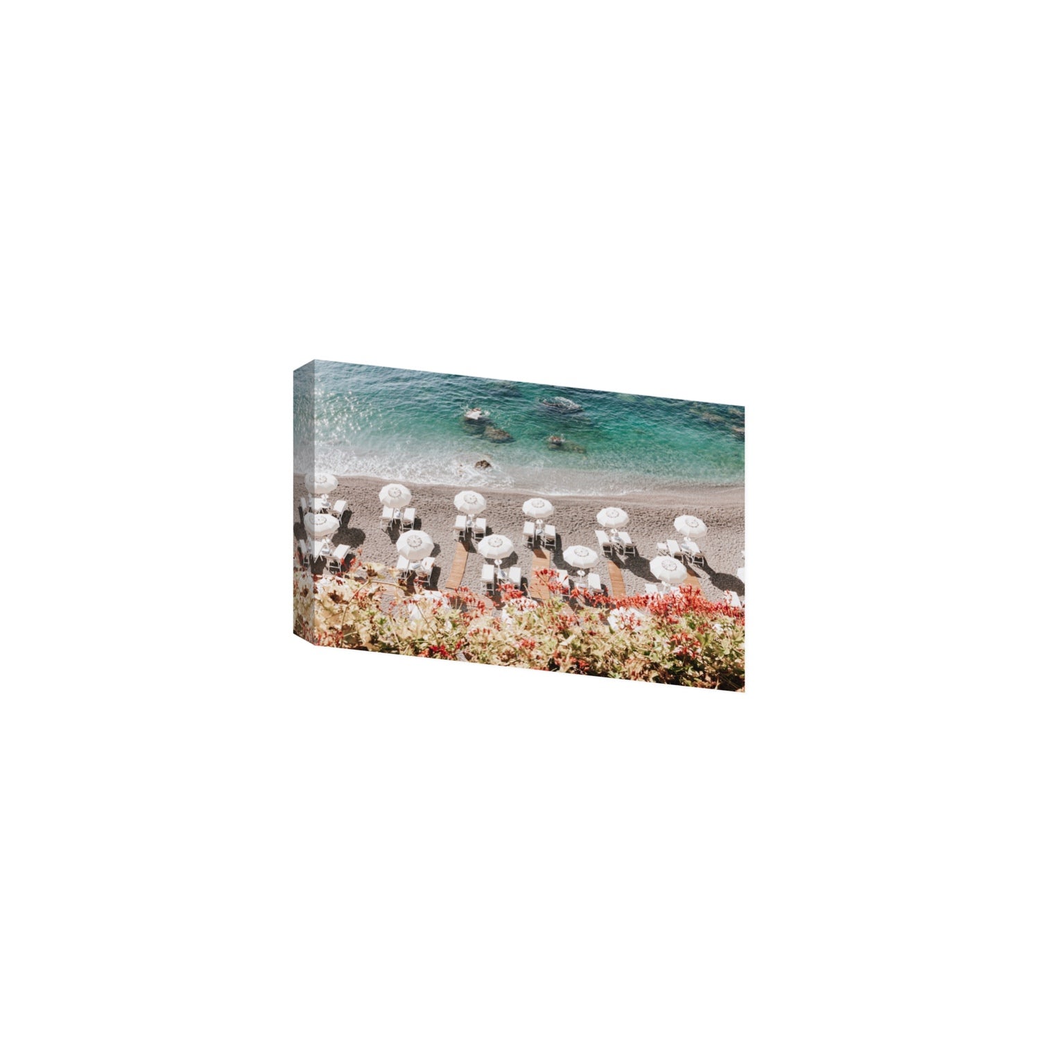 Coastal Charms fine art print, Amalfi, Italy, Medium, Stretched Canvas