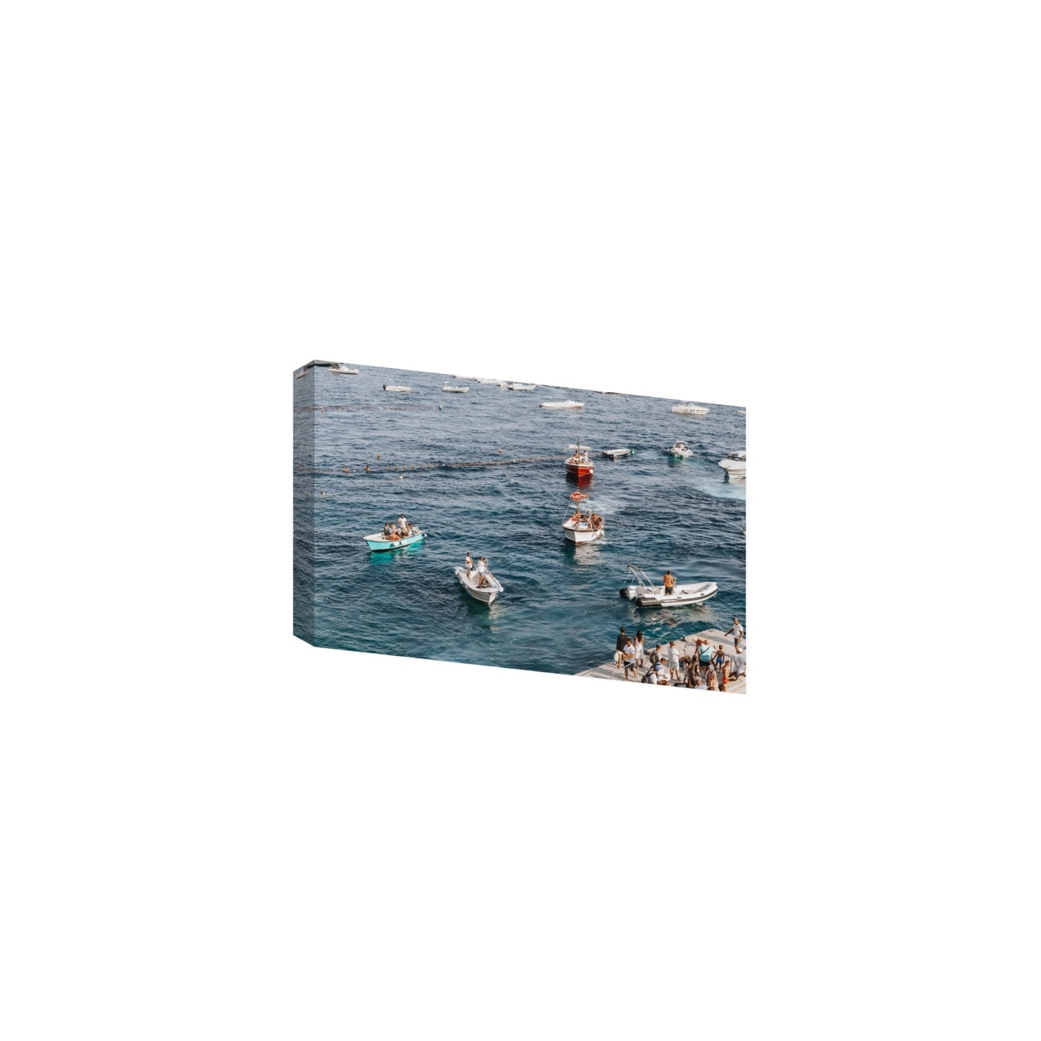 Nautical Parade Positano wall art Medium stretched canvas print