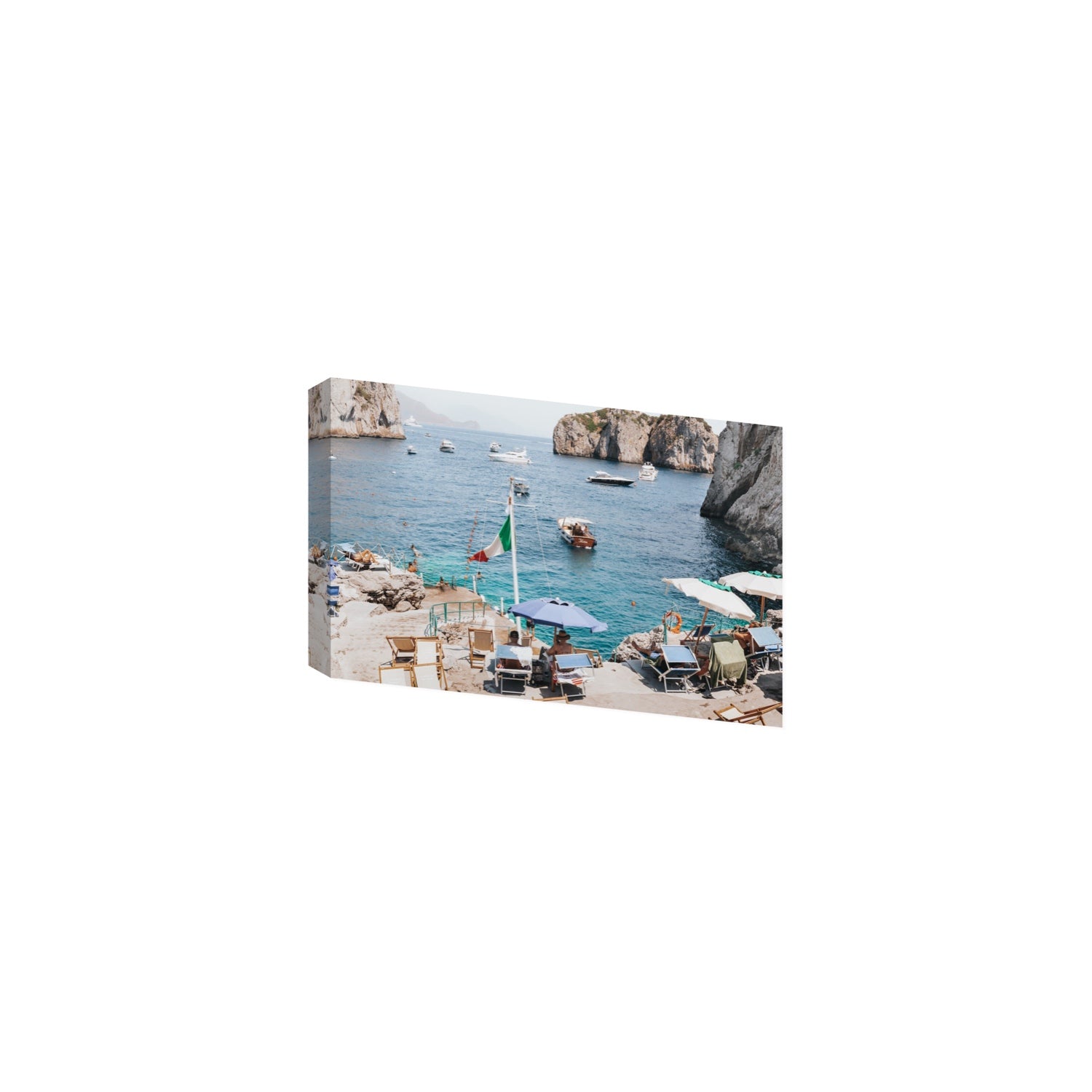 Smooth Sailing fine art print, Capri, Italy, Medium, Stretched Canvas