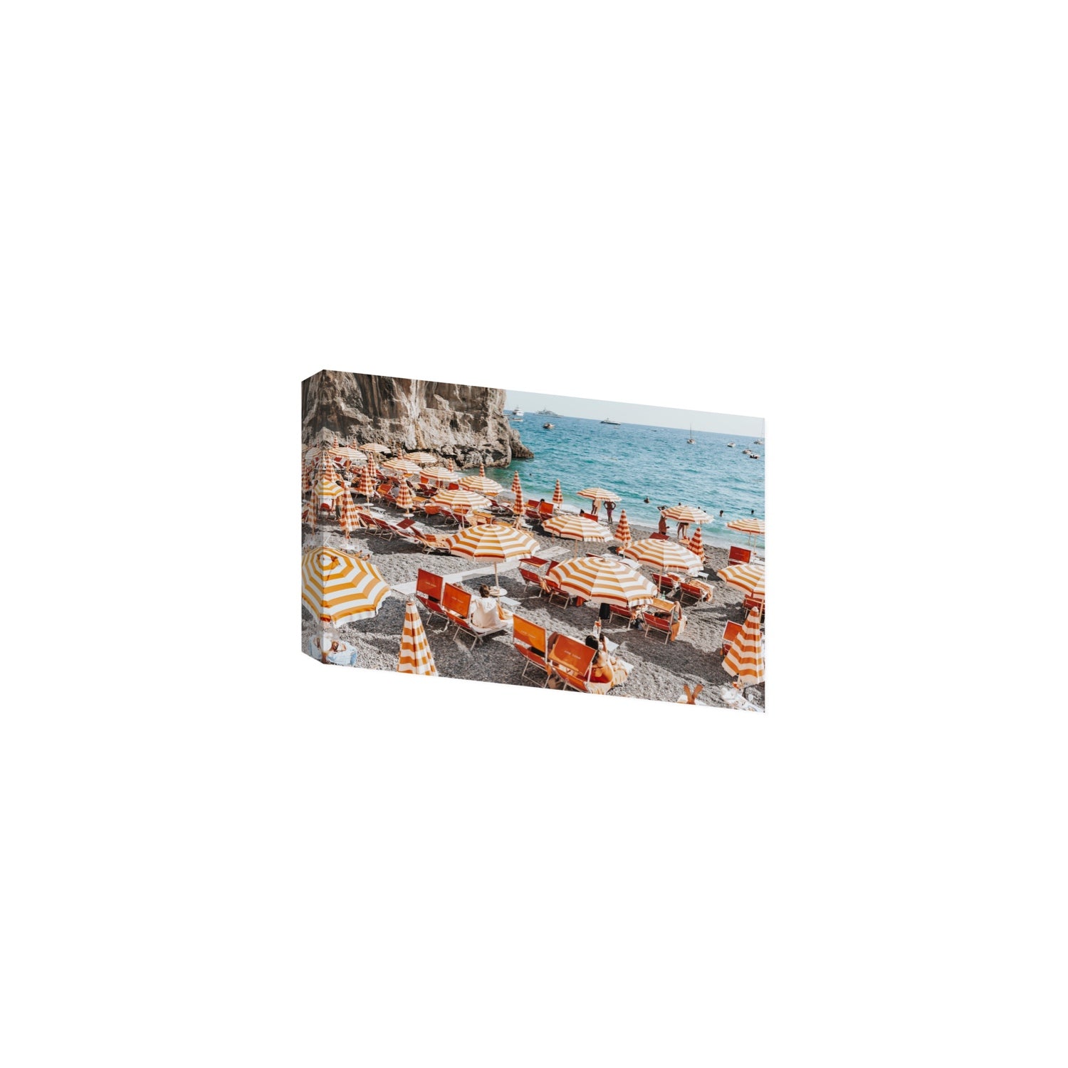 Mango Sorbet fine art print, Positano, Italy, Medium, Stretched Canvas