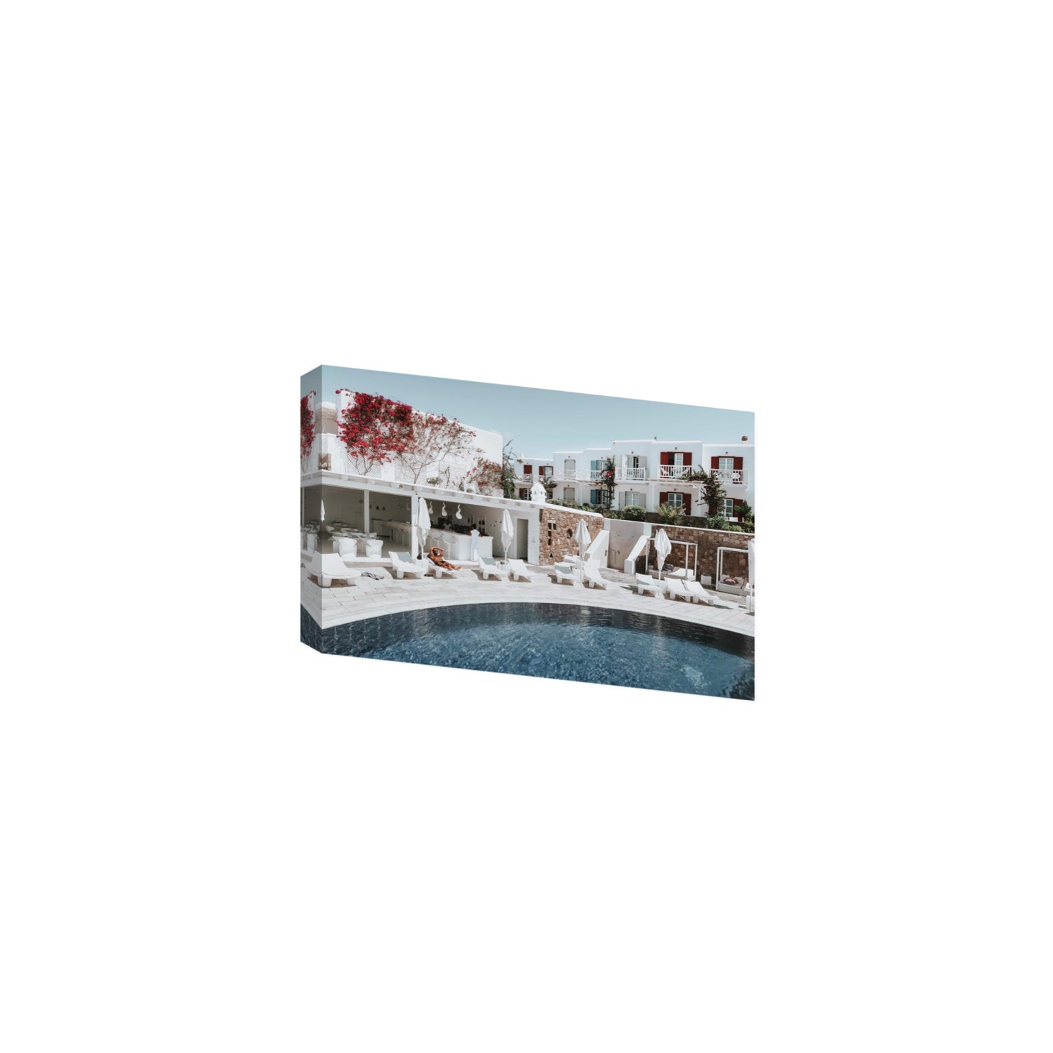 Got The First Lounge fine art print, Mykonos, Greece, Medium, Stretched Canvas