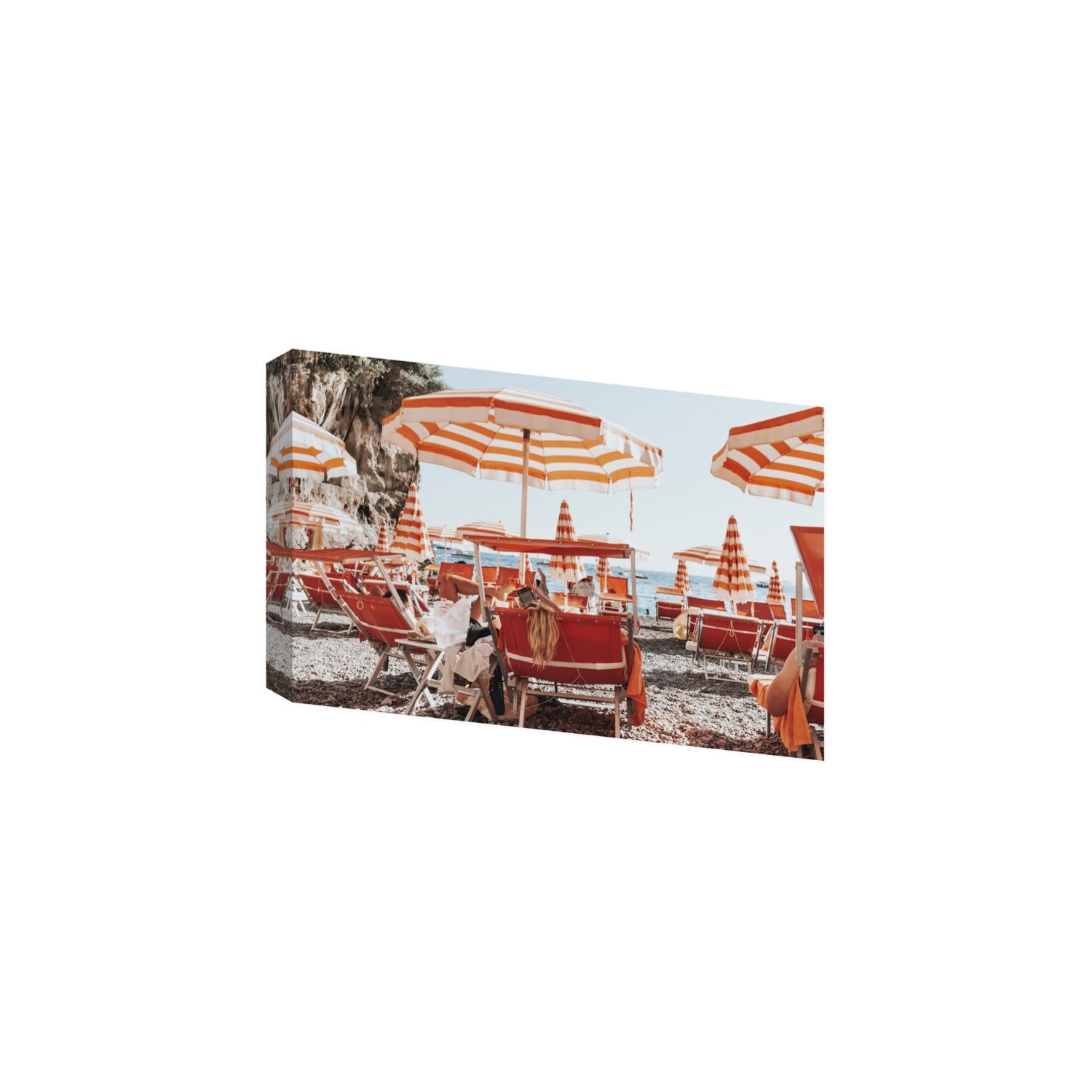Digital Dreamer fine art print, Positano, Italy, Large, Stretched Canvas