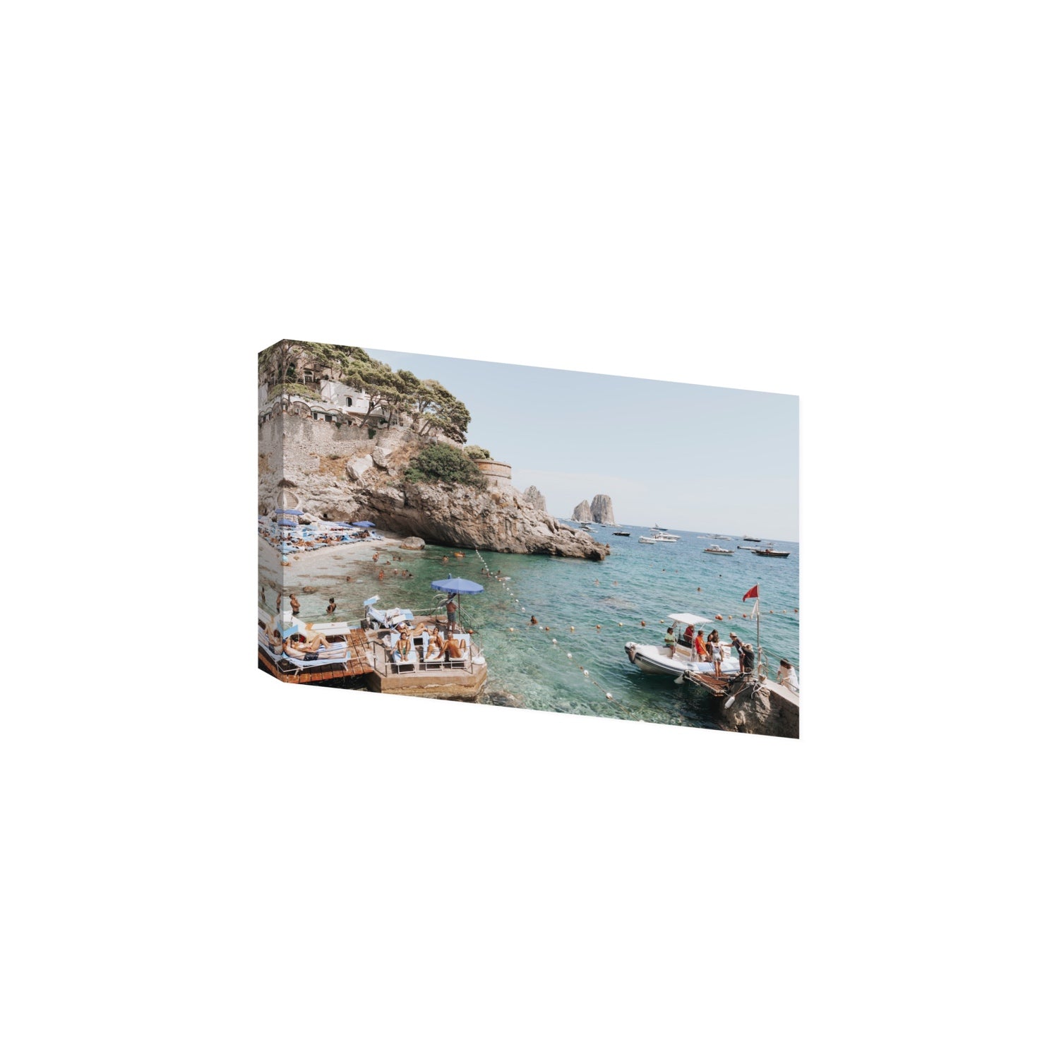 Torre Saracena fine art print, Capri, Italy, Large, Stretched Canvas