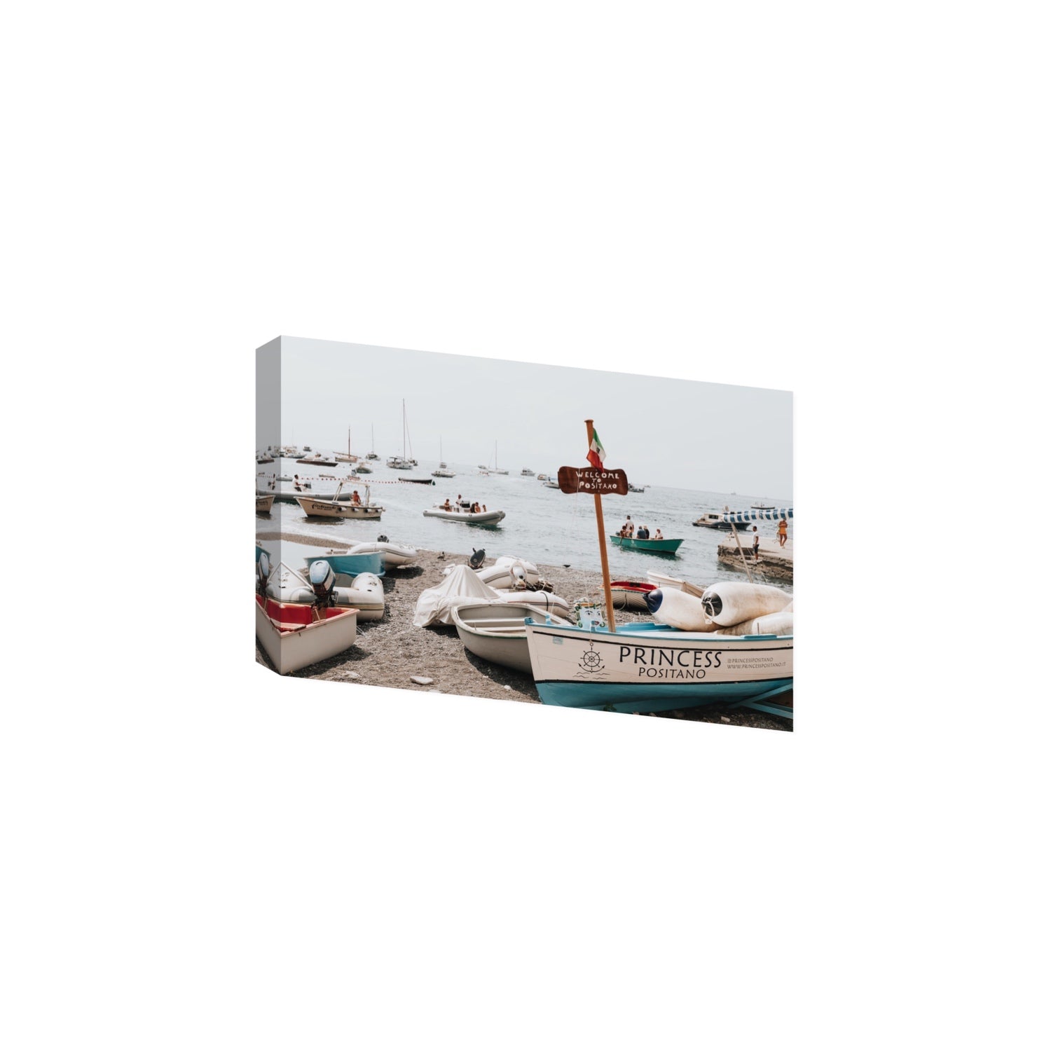 Princess Positano fine art print, Positano, Italy, Large, Stretched Canvas