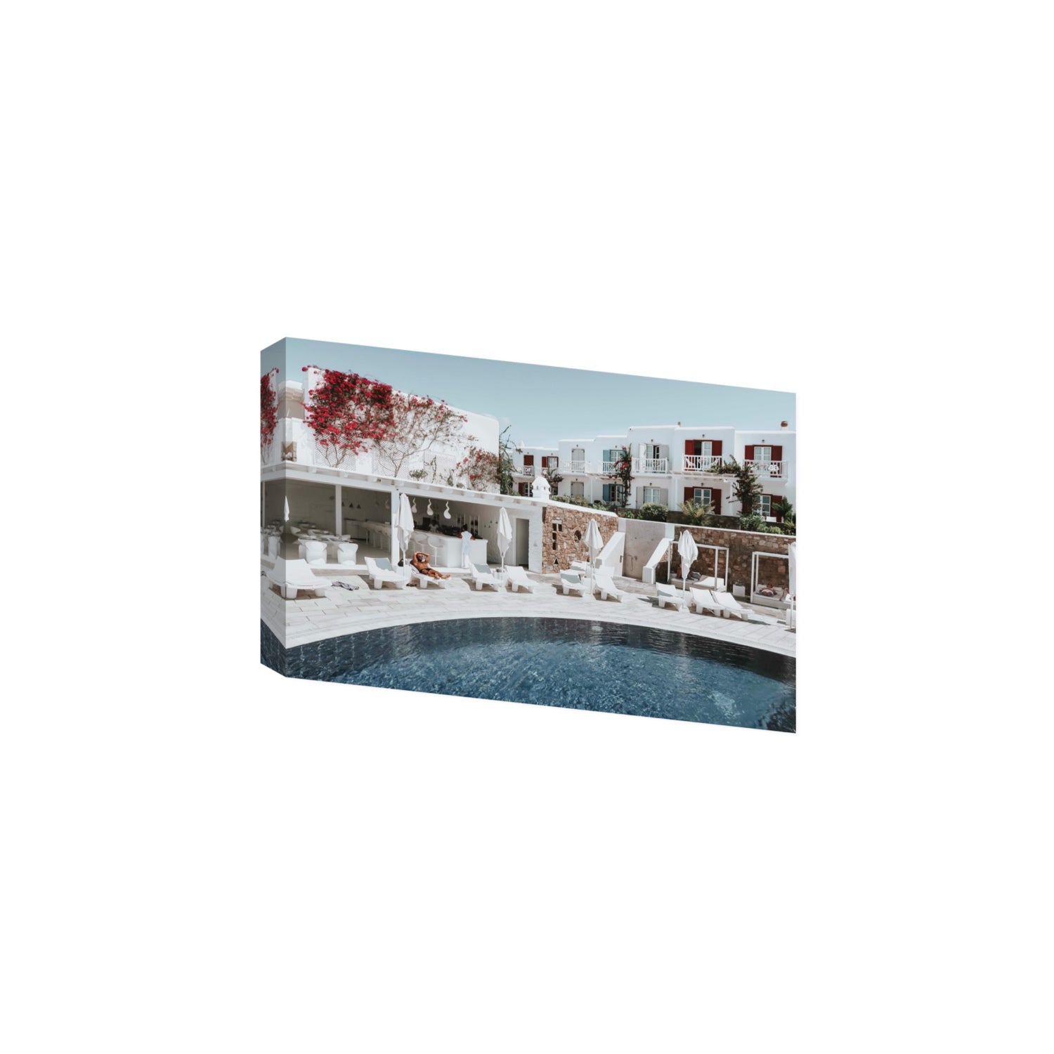 Got The First Lounge fine art print, Mykonos, Greece, Large, Stretched Canvas