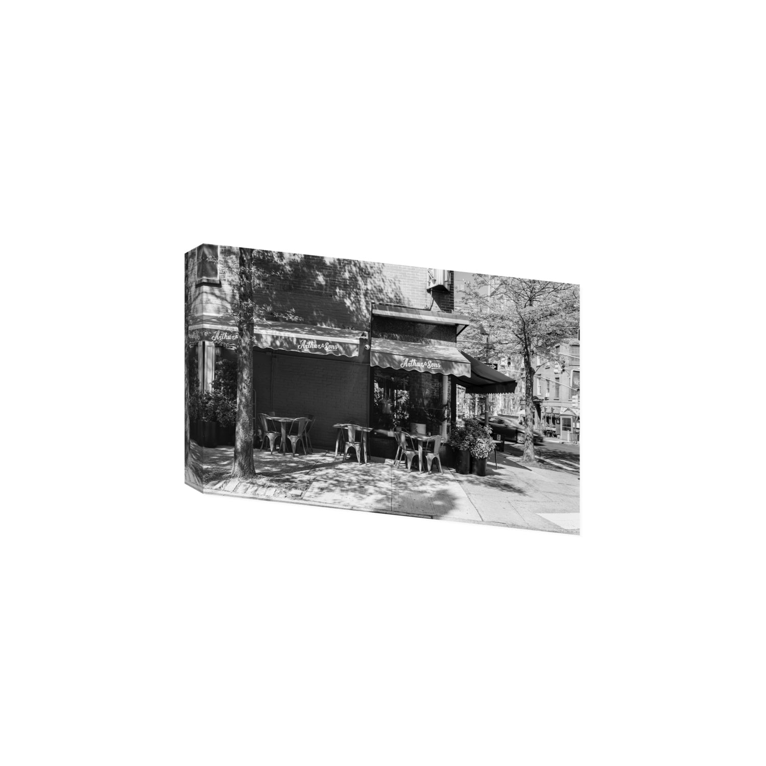 Arthur's Corner New York NYC Restaurant wall art Large stretched canvas print