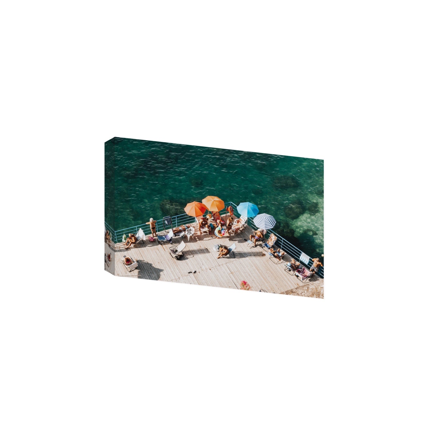 Il Dolce Far Niente Sorrento coastal wall art Large stretched canvas print