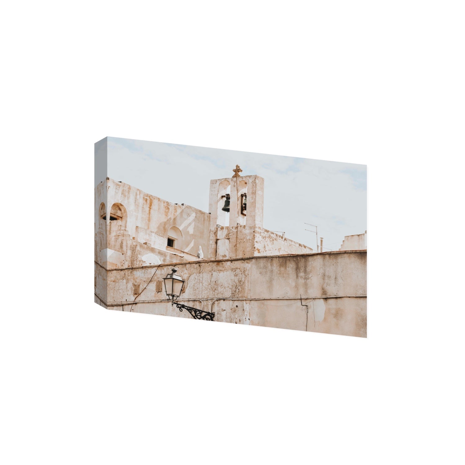 Ancient Bells Puglia Gallipoli Italian wall art Extra Large stretched canvas print