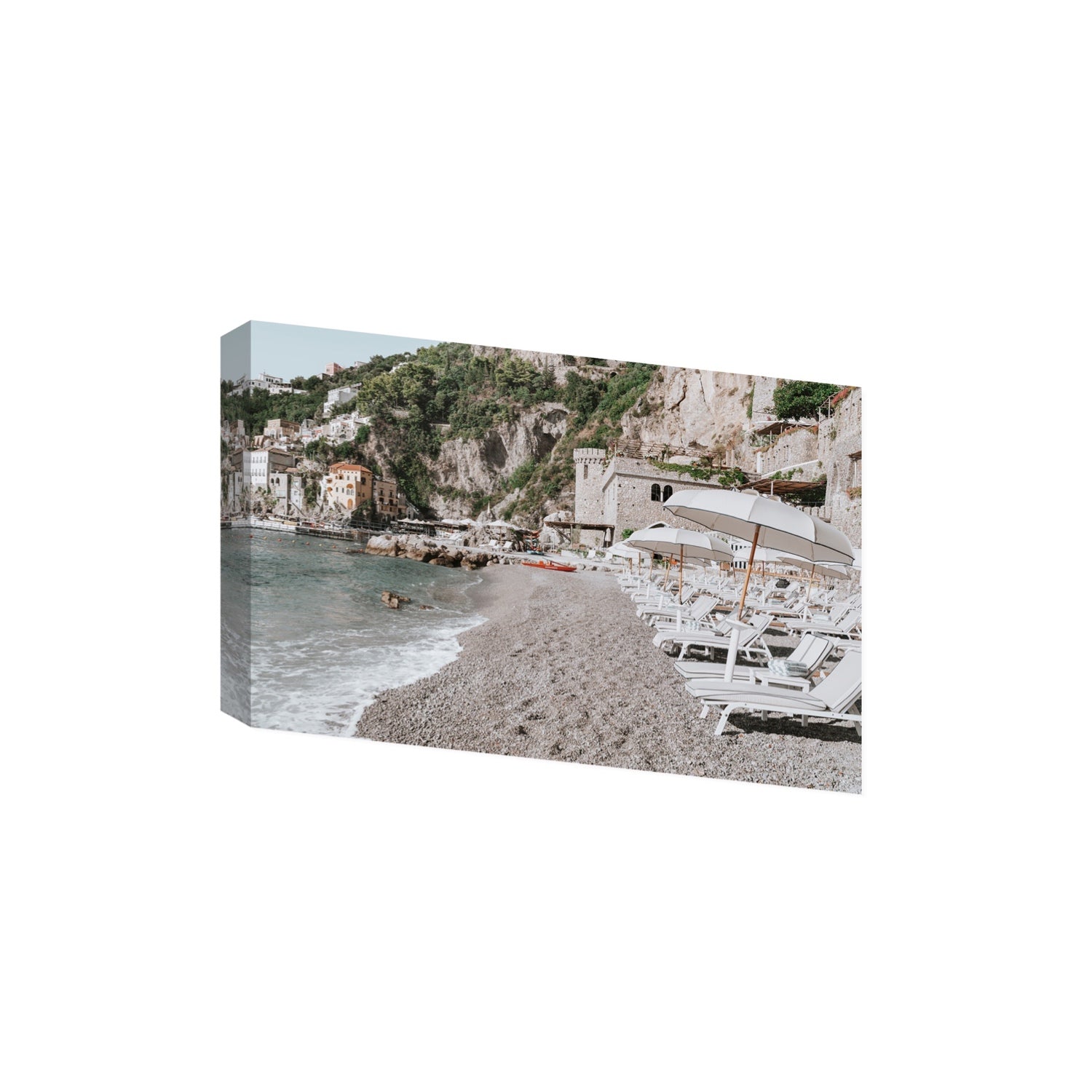 Borgo Santandrea fine art print, Amalfi, Italy, Extra Large, Stretched Canvas