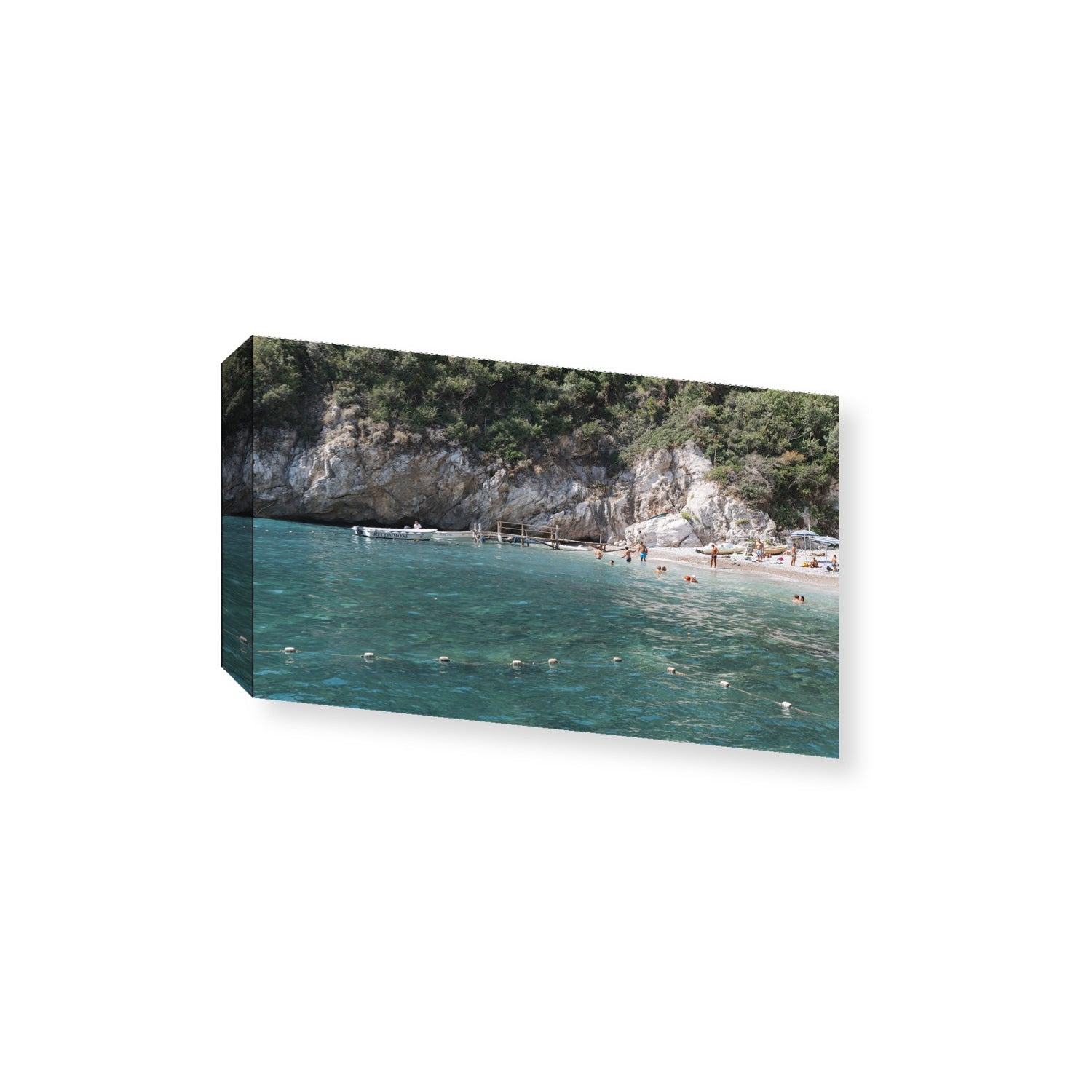 Azure Abyss Nerano wall art Extra Large stretched canvas print