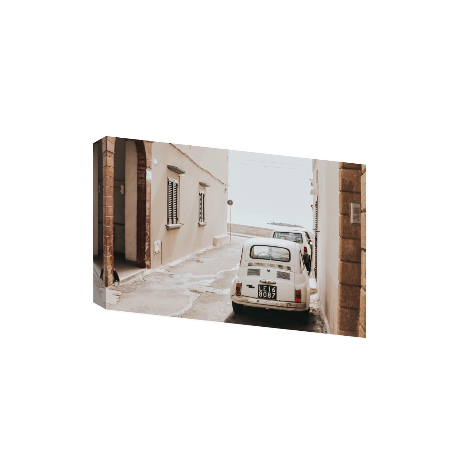 Bambini Lane Puglia Italian wall art Extra Large stretched canvas print
