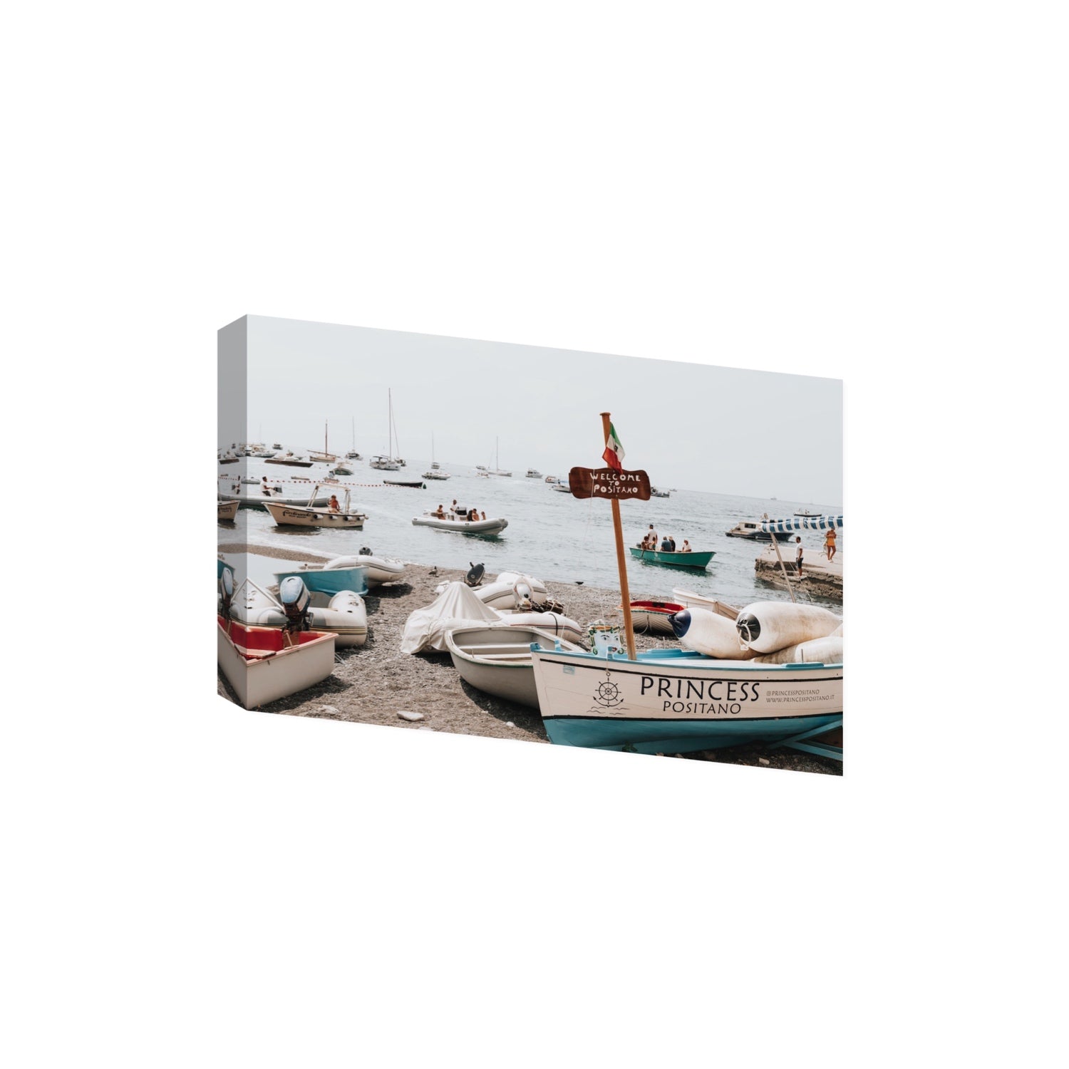 Princess Positano fine art print, Positano, Italy, Extra Large, Stretched Canvas