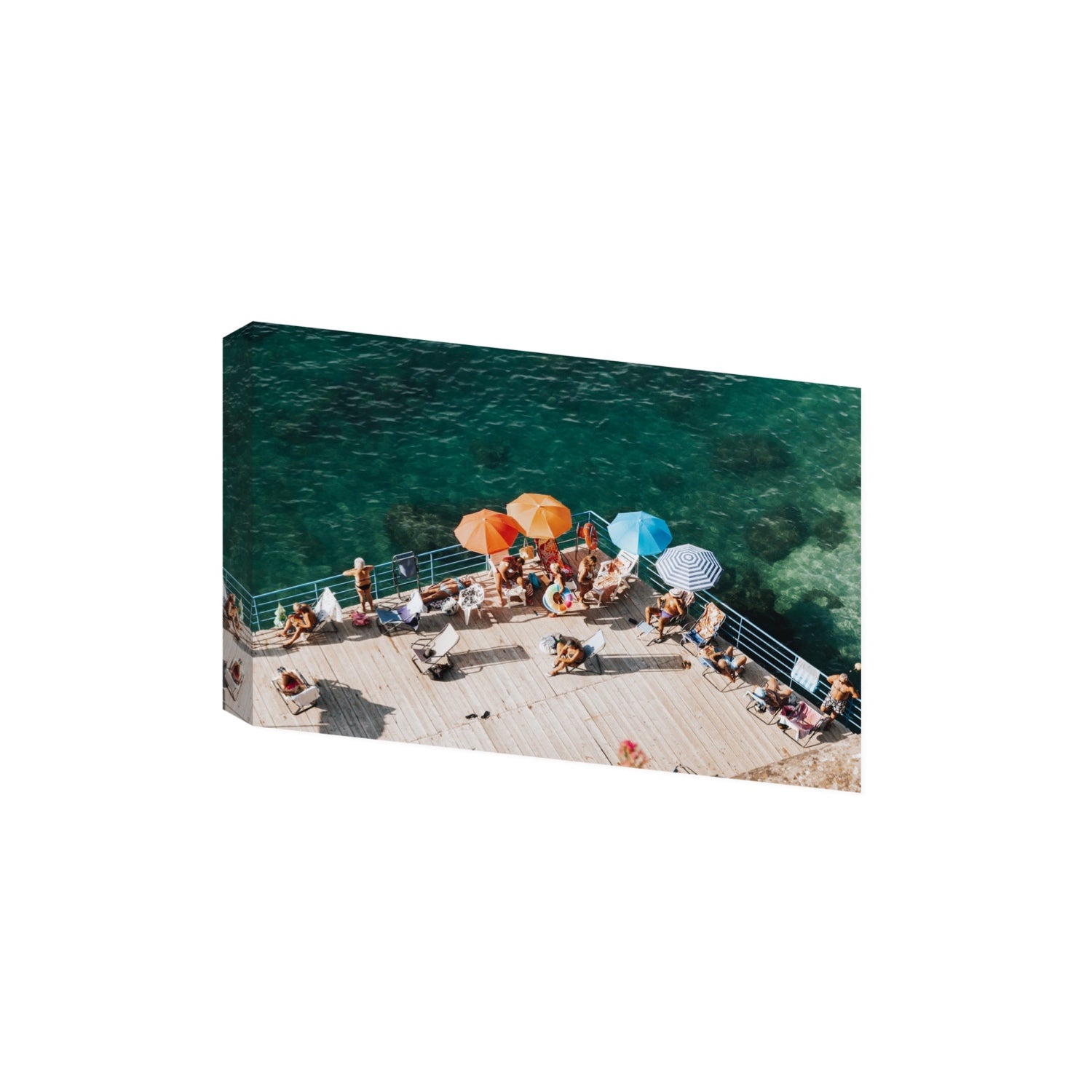 Il Dolce Far Niente Sorrento coastal wall art Extra Large stretched canvas print