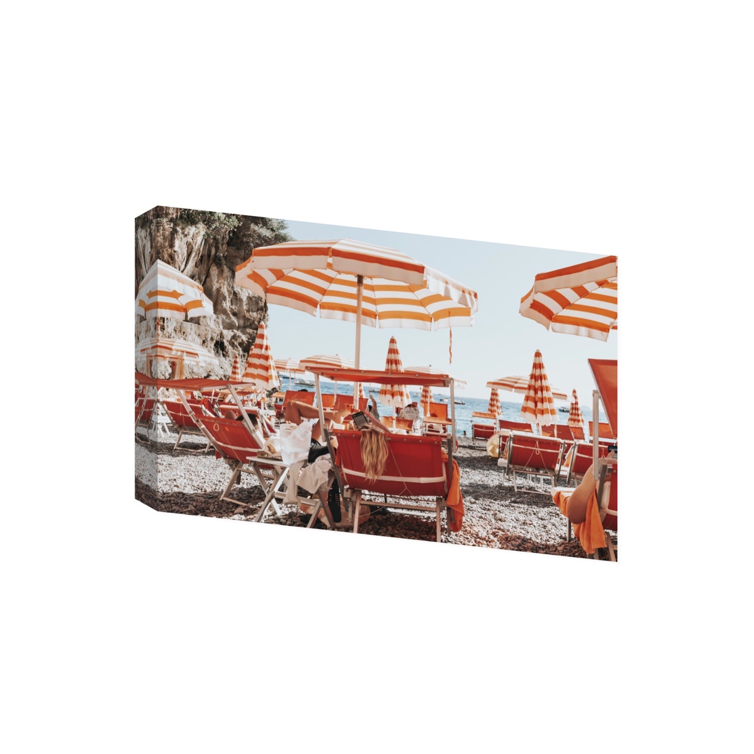 Digital Dreamer fine art print, Positano, Italy, Giant, Stretched Canvas