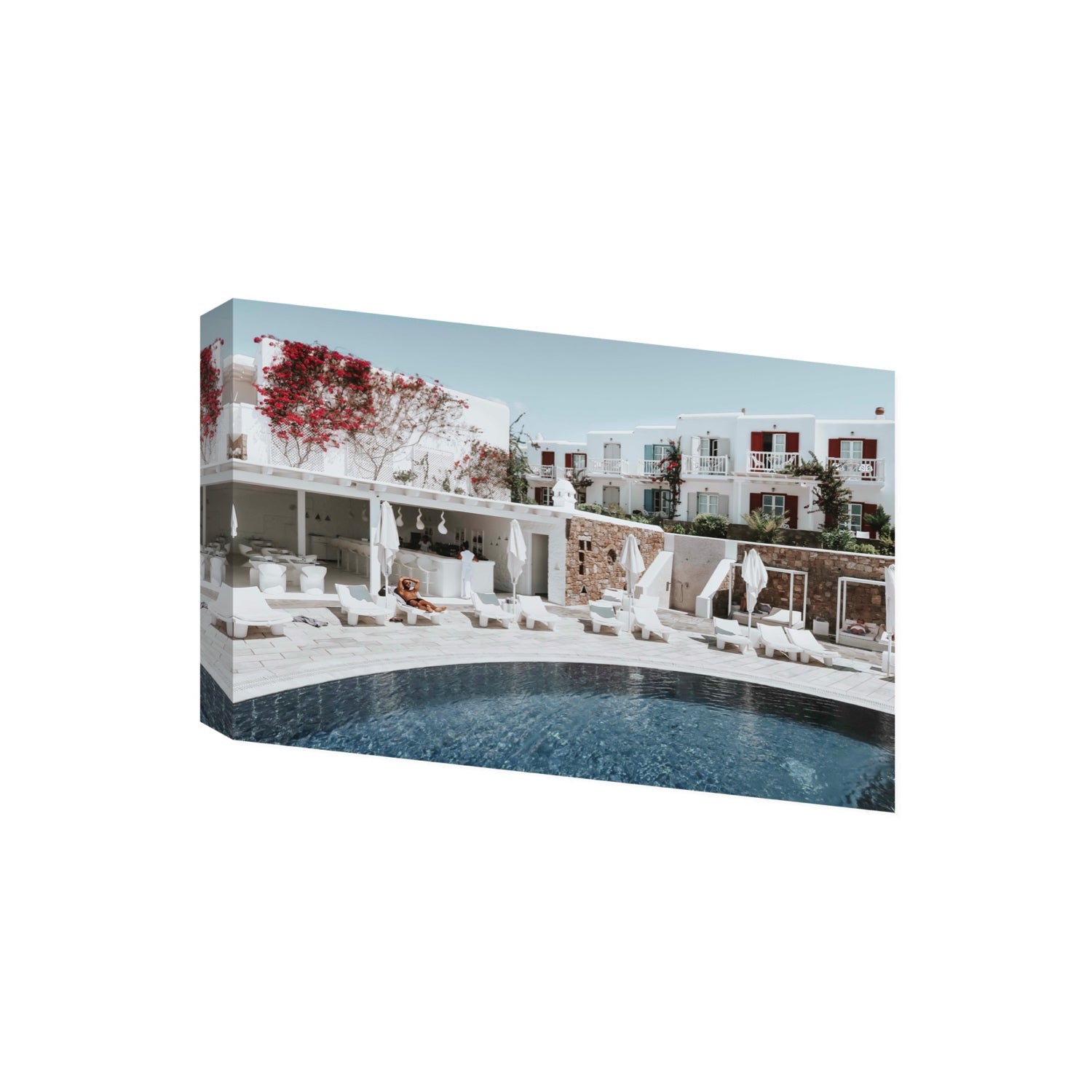 Got The First Lounge fine art print, Mykonos, Greece, Giant, Stretched Canvas