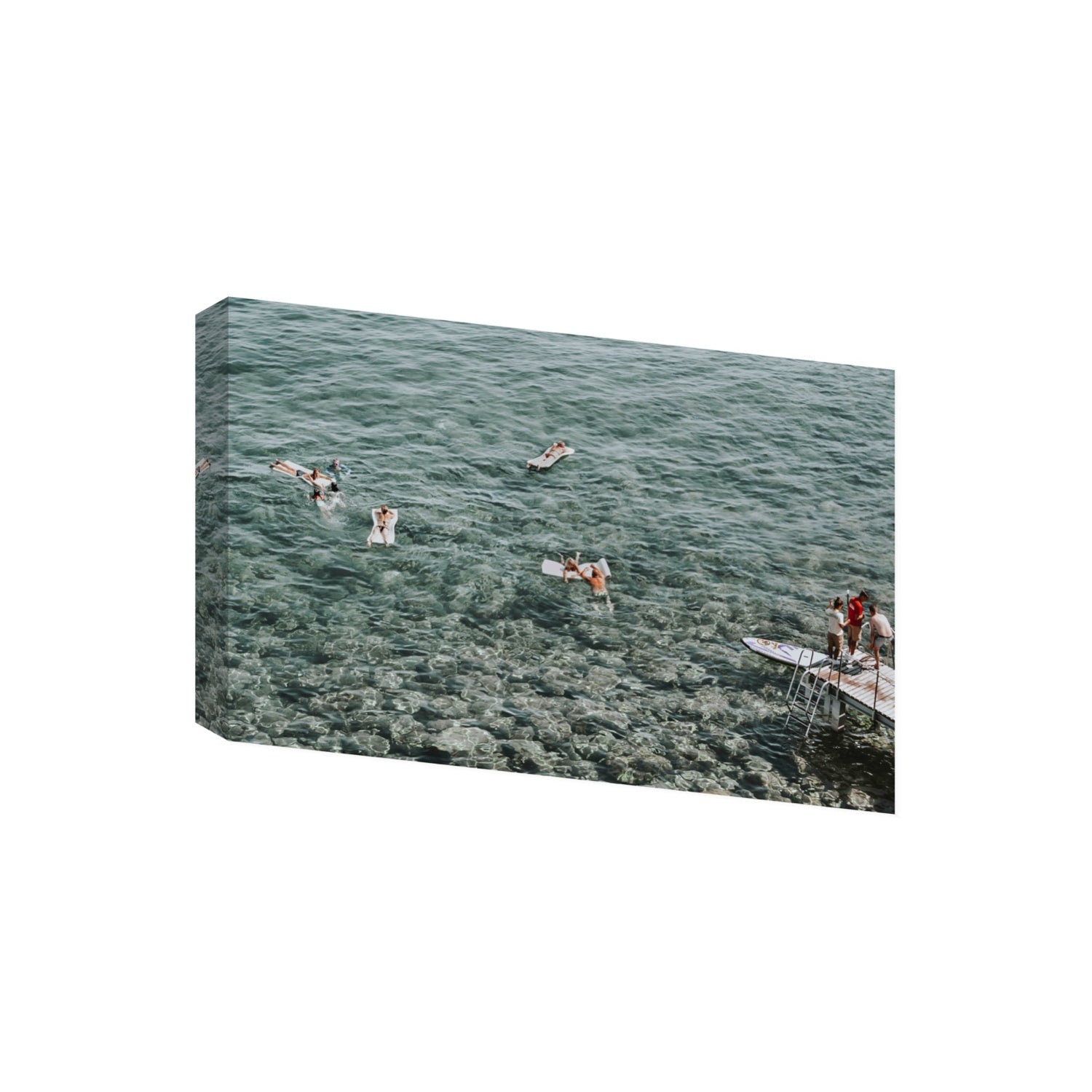 Having A Whale Of A Time Tuscany coastal wall art Giant stretched canvas print