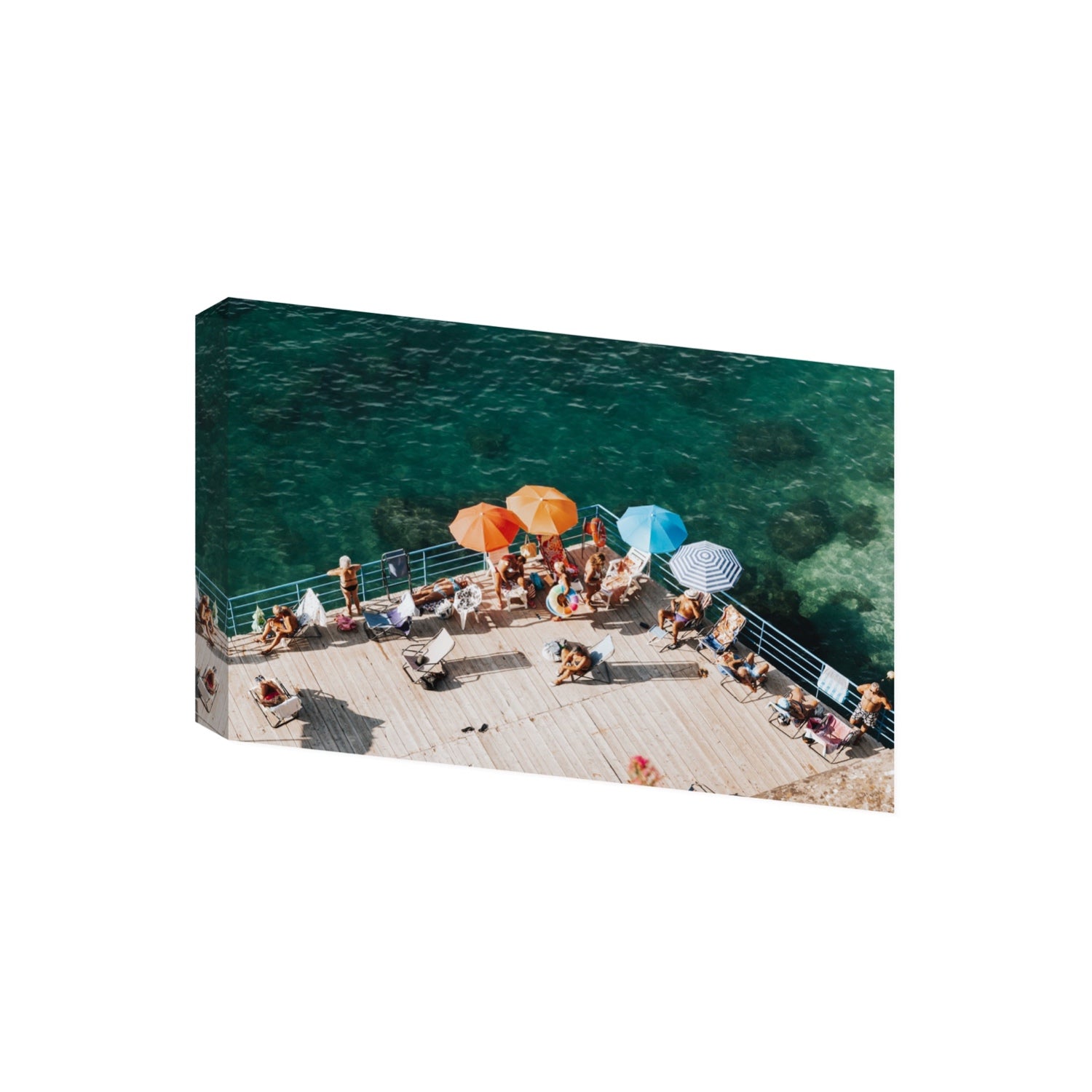 Il Dolce Far Niente Sorrento coastal wall art Giant stretched canvas print