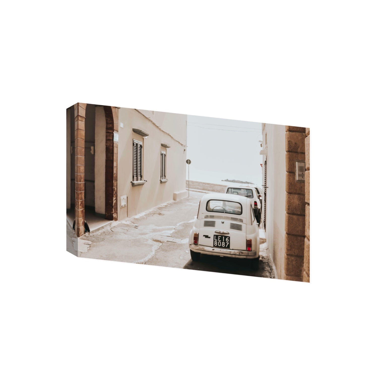 Bambini Lane Puglia Italian wall art Giant stretched canvas print