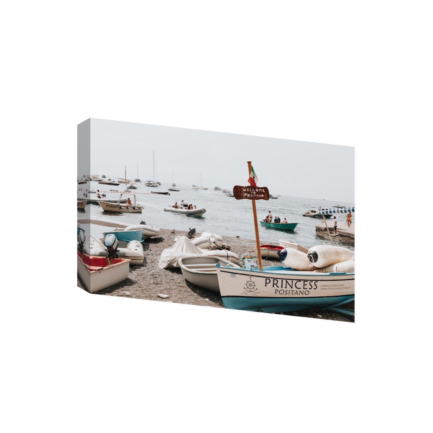 Princess Positano fine art print, Positano, Italy, Giant, Stretched Canvas