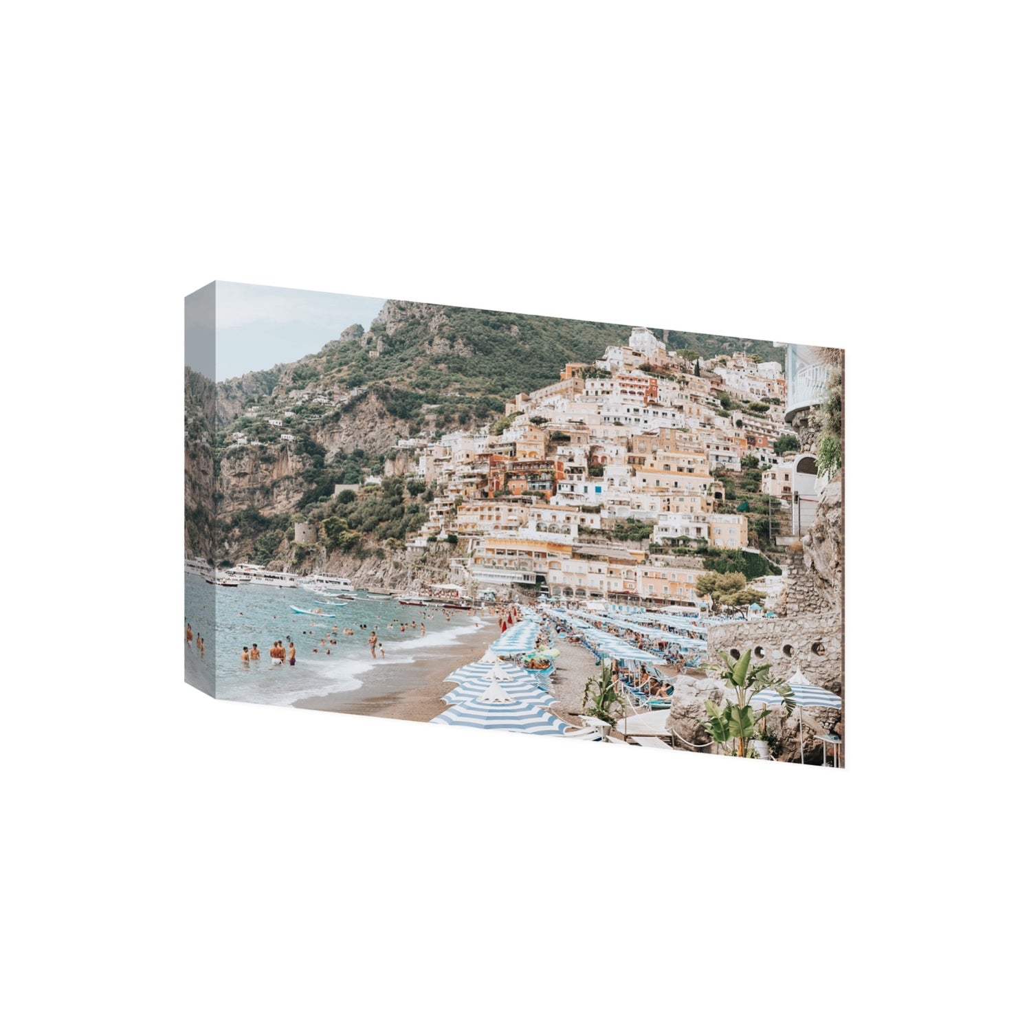 Villagio Sul Mare fine art print, Positano, Italy, Giant, Stretched Canvas