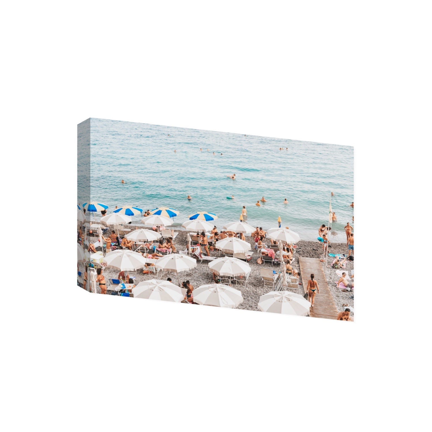 Dreamscape Amalfi Italian beach wall art Giant stretched canvas print