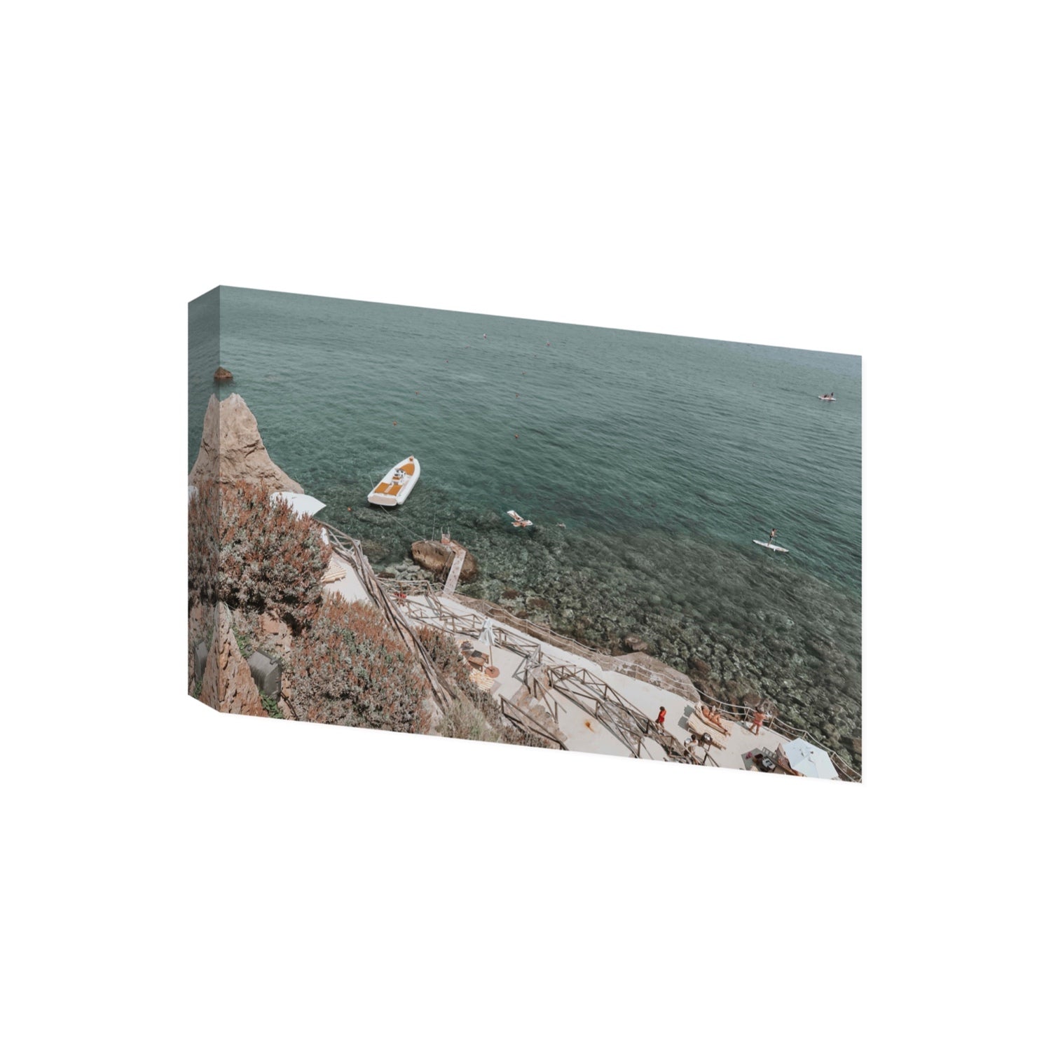 The Lagoon Tuscany coastal Italian wall art Giant stretched canvas print