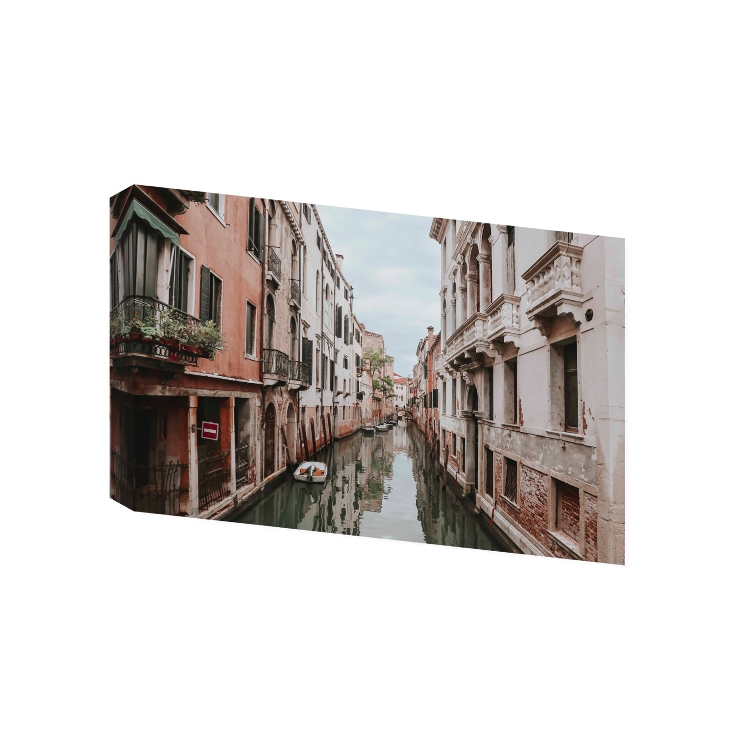 The Floating City Venice Canal Italian decor wall art Gallery stretched canvas print