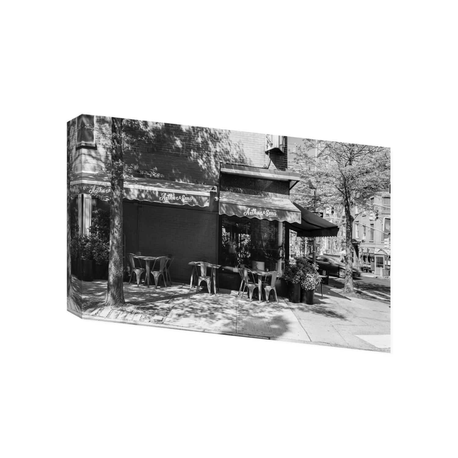 Arthur's Corner New York NYC Restaurant wall art Gallery stretched canvas print