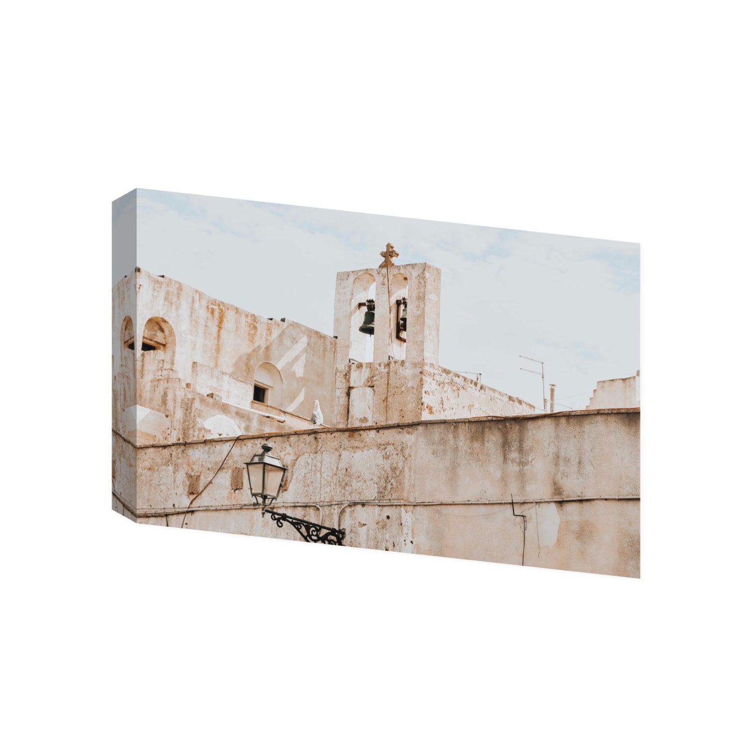 Ancient Bells Puglia Gallipoli Italian wall art Gallery stretched canvas print