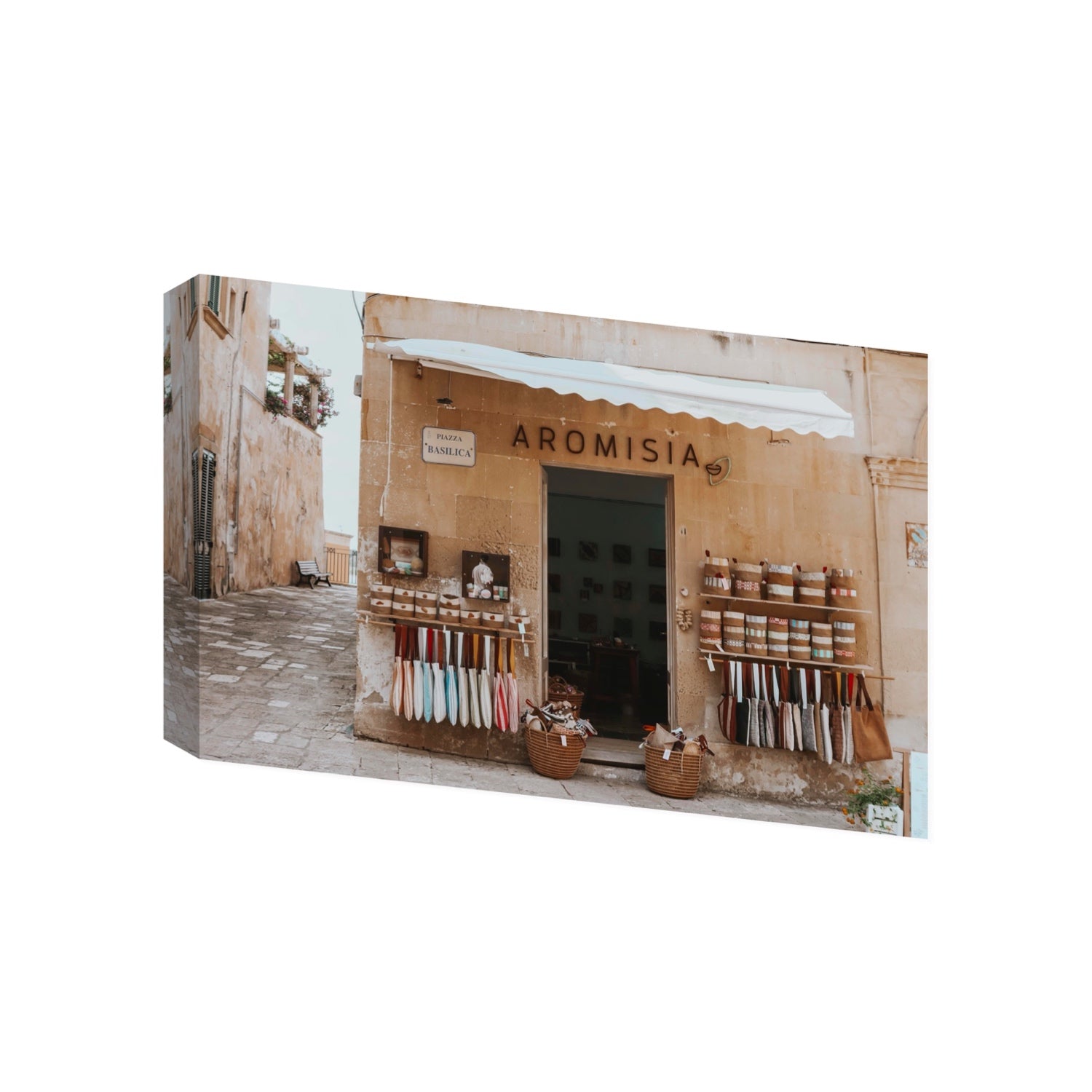 Aromisia Puglia Otranto Italian wall art Gallery stretched canvas print