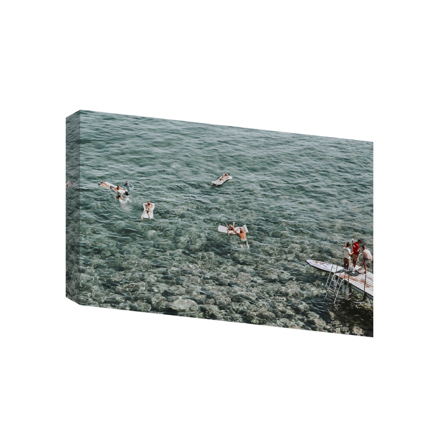 Having A Whale Of A Time Tuscany coastal wall art Gallery stretched canvas print
