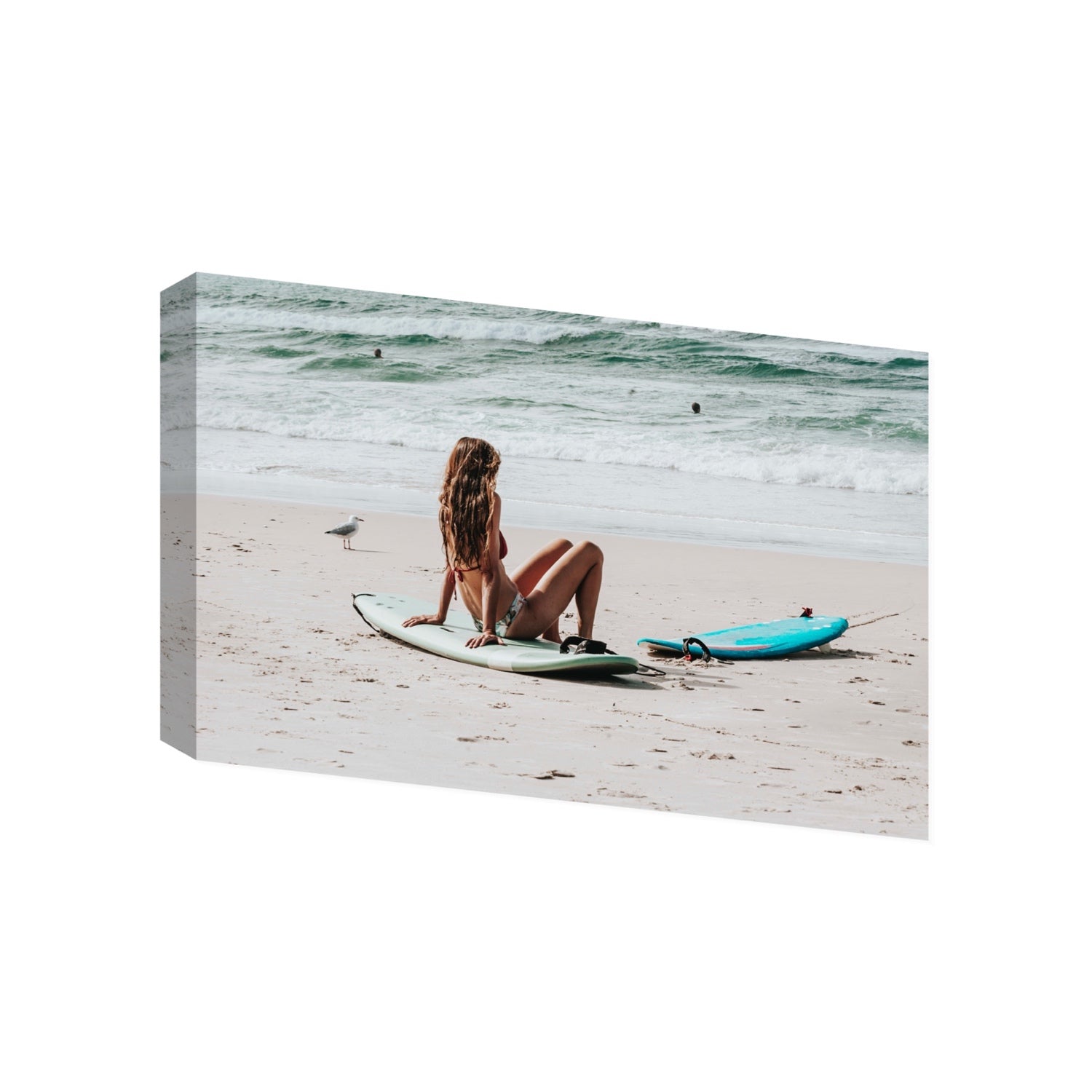 Ciao Bella Byron Bay Surf coastal wall art Gallery stretched canvas print
