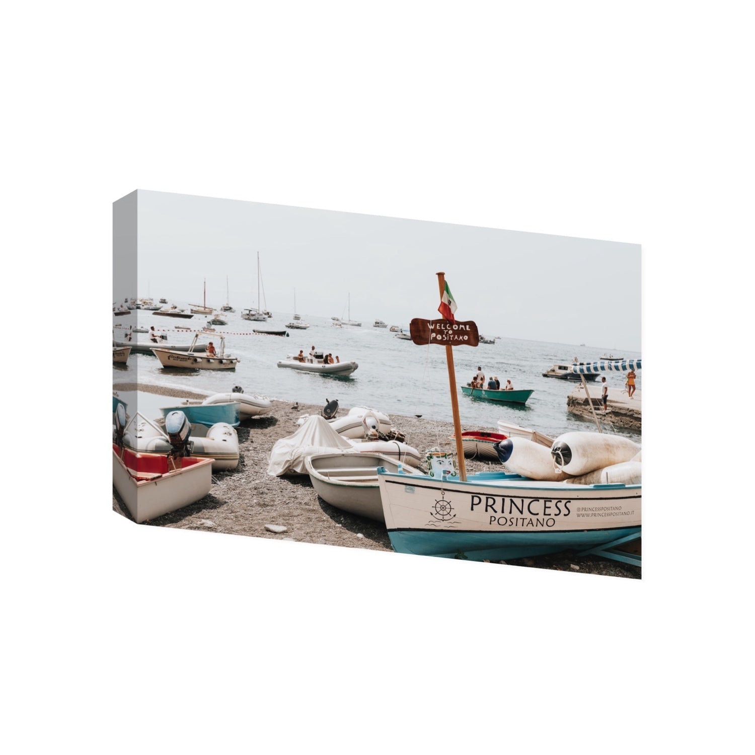 Princess Positano fine art print, Positano, Italy, Gallery, Stretched Canvas