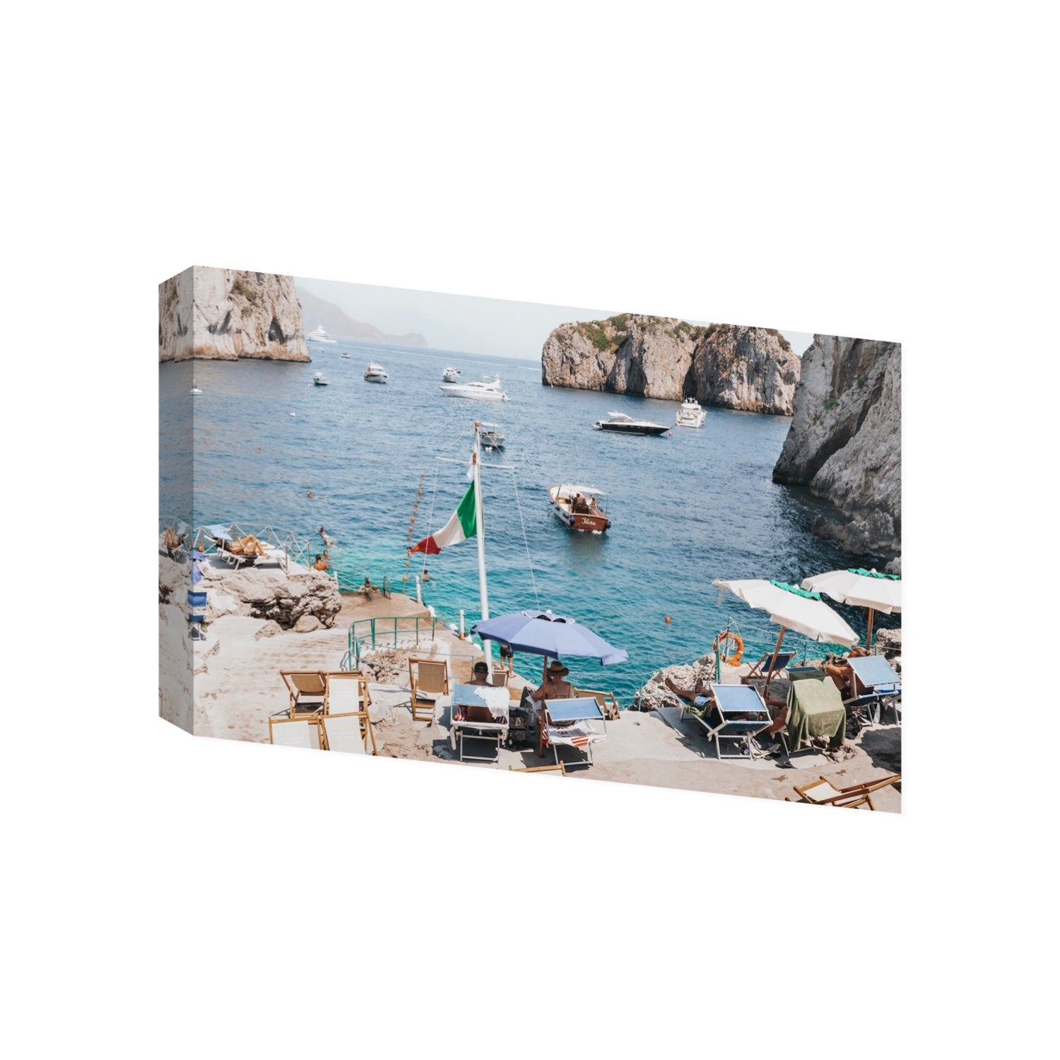 Smooth Sailing fine art print, Capri, Italy, Gallery, Stretched Canvas