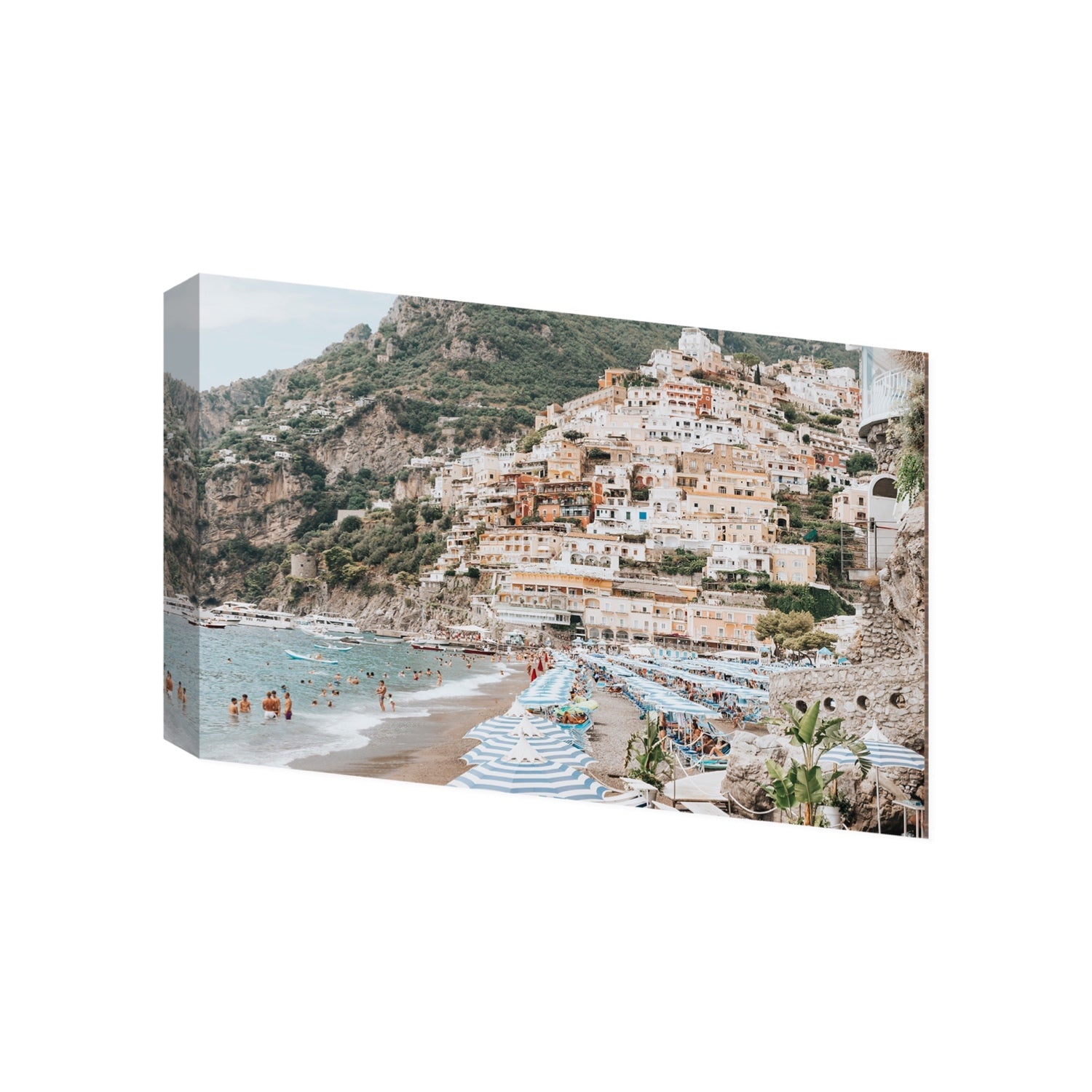 Villagio Sul Mare fine art print, Positano, Italy, Gallery, Stretched Canvas
