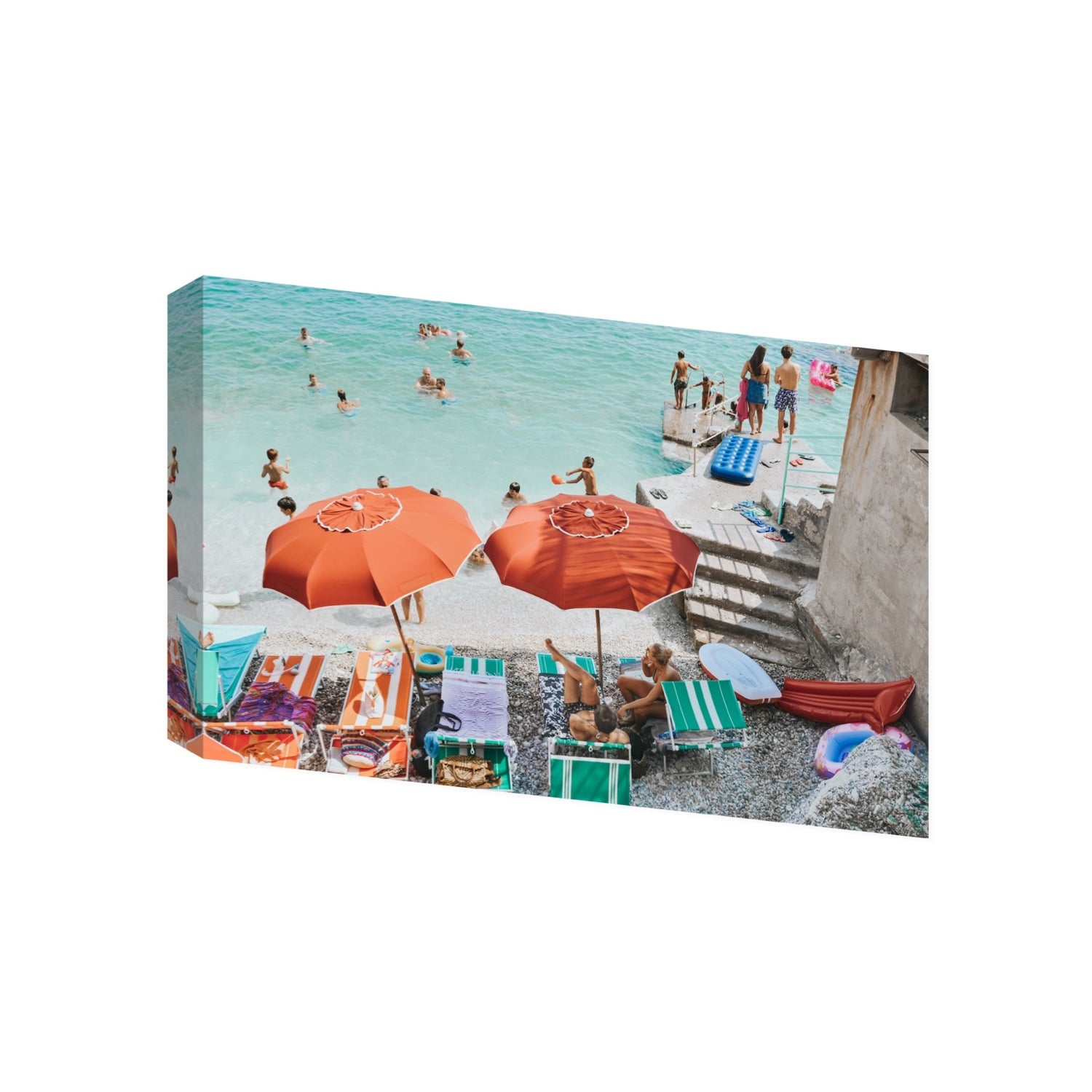 Water Wonderland fine art print, Capri, Italy, Gallery, Stretched Canvas