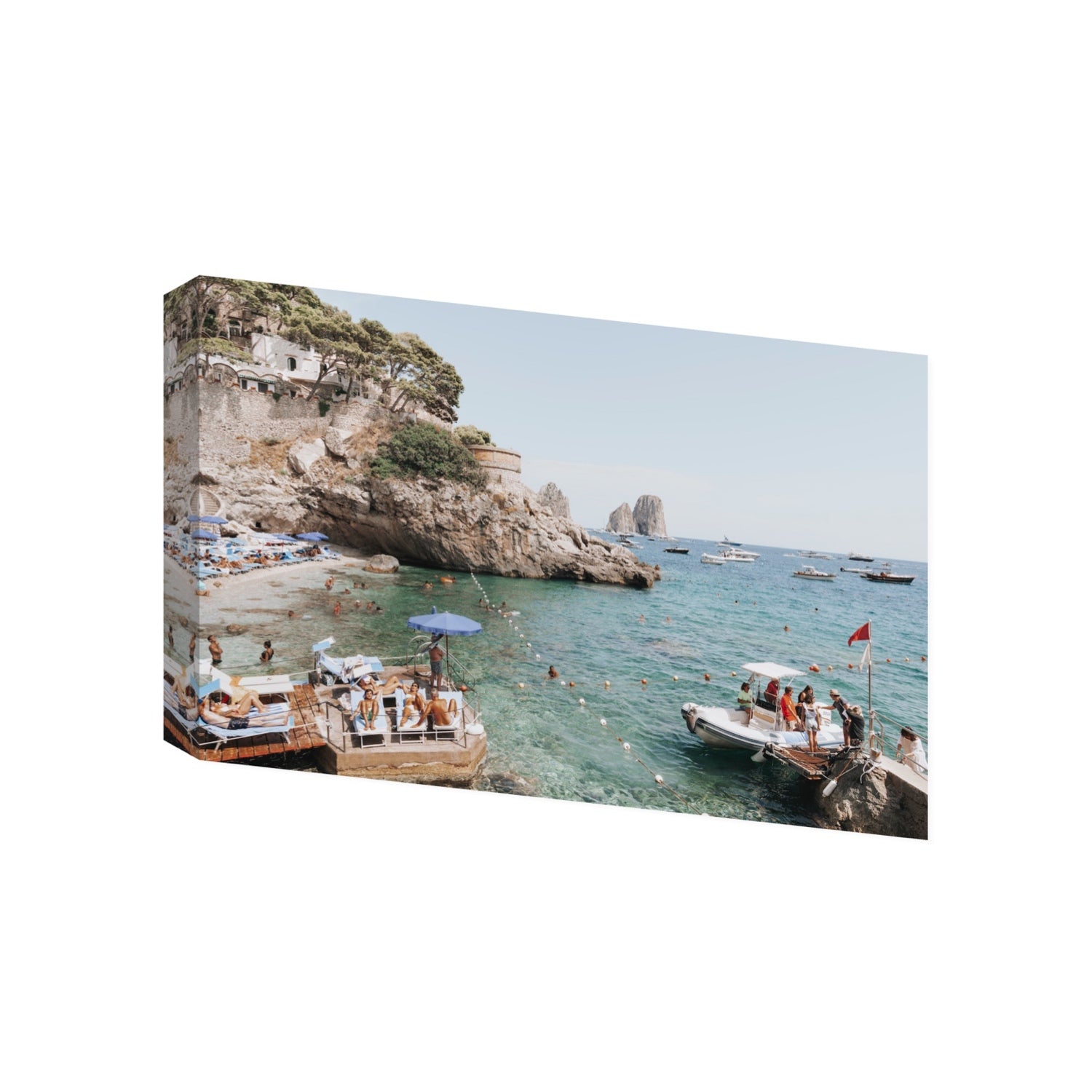 Torre Saracena fine art print, Capri, Italy, Gallery, Stretched Canvas