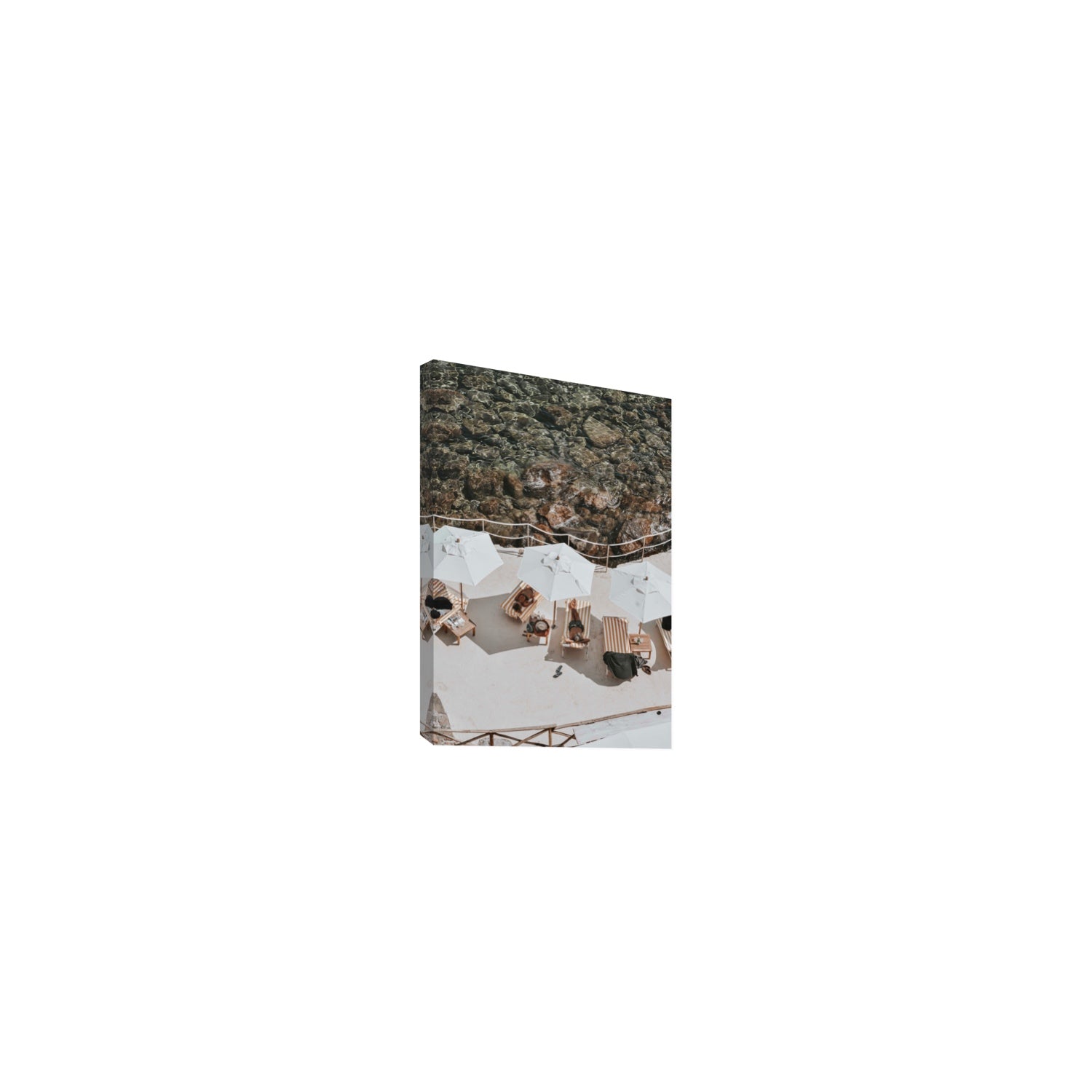 When Harry Met Sally Tuscany coastal wall art Small stretched canvas print