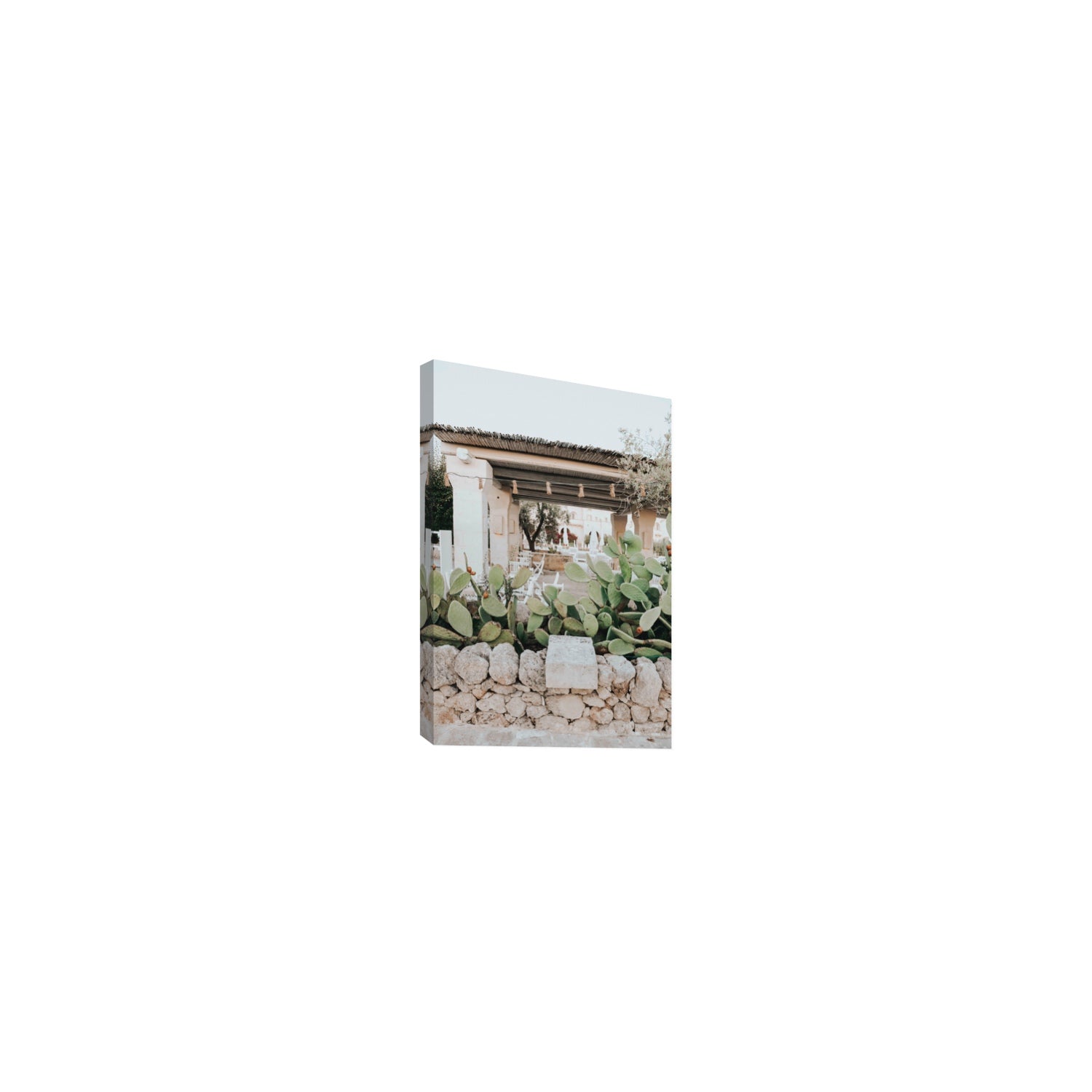 Puglia Flora Puglia Borgo Egnazia Mediterranean wall art Small stretched canvas print