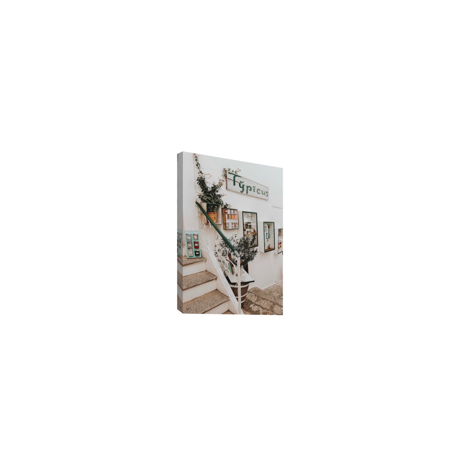 Il Negozio Puglia Ostuni wall art Small stretched canvas print