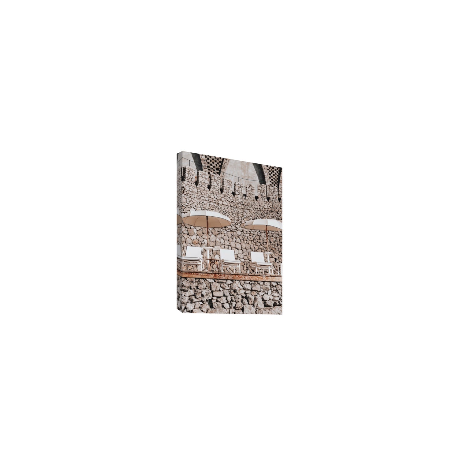 Pietra Amalfitana fine art print, Amalfi, Italy, luxury escapes artwork, Small, Stretched Canvas