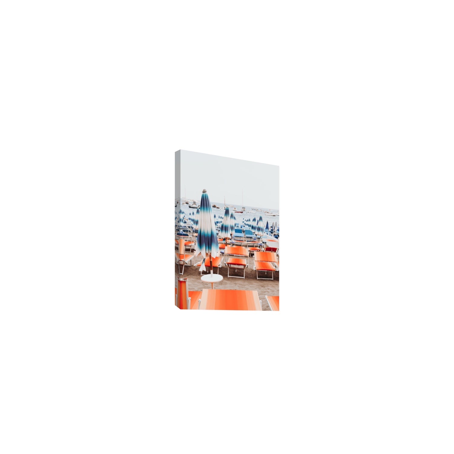 Orange Crush fine art print, Positano, Italy, Small, Stretched Canvas