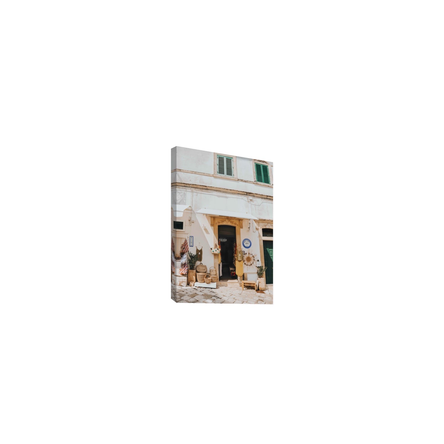 Artisan Ambience Puglia Italian wall art Small stretched canvas print